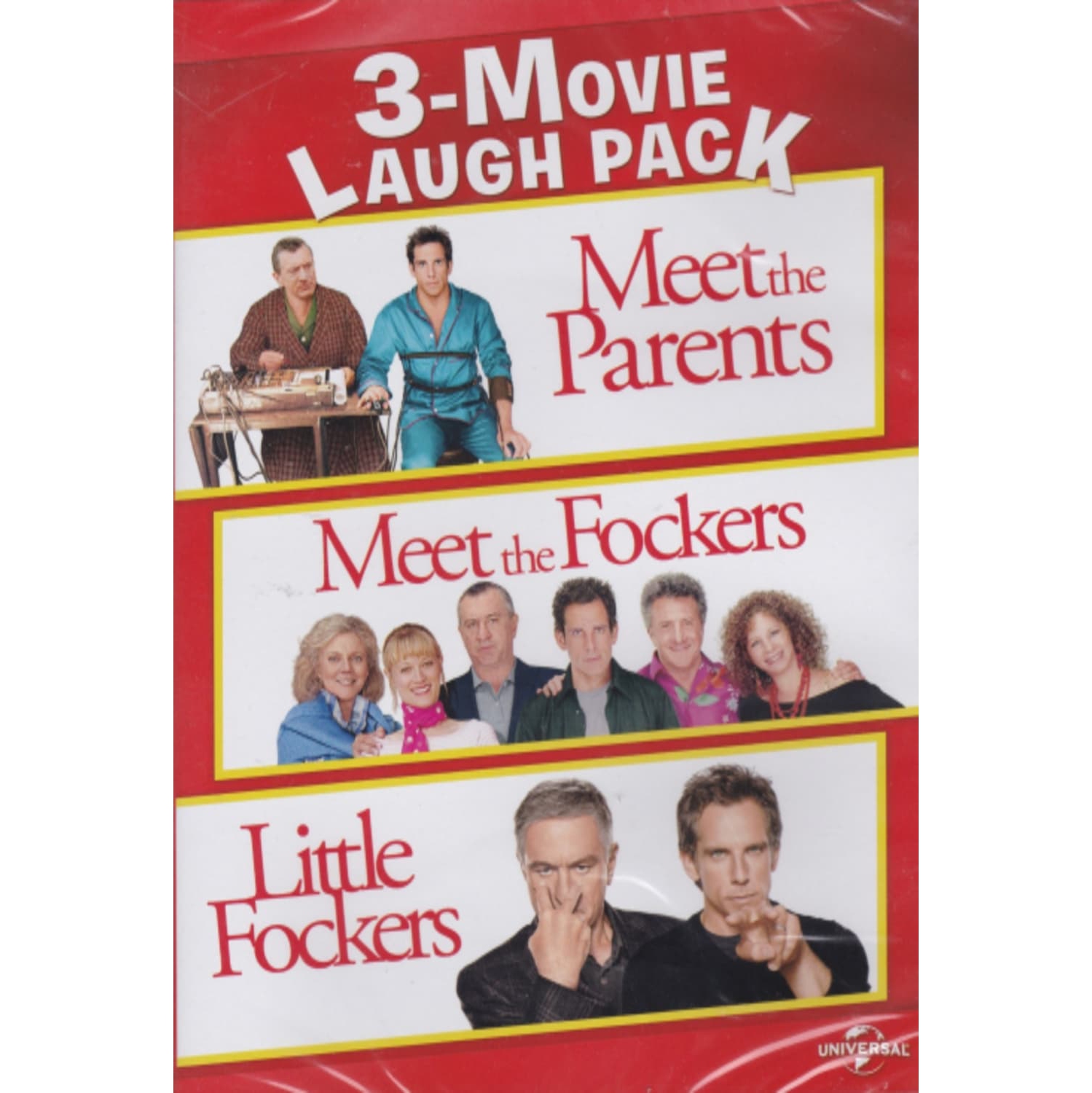 Rencontrez les parents / rencontrer les Fockers / Little Fockers - 3-Film Kit Pack