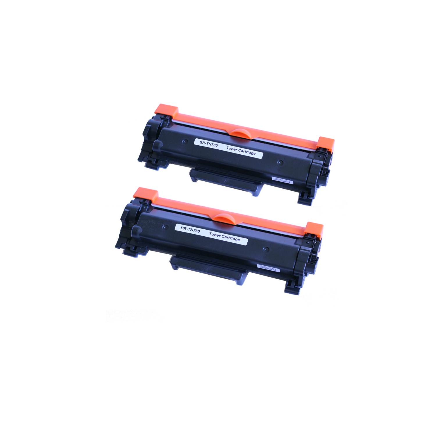 2 Pack Compatible TN760 Toner Cartridge with chip For Brother DCP-L2550DW HL-L2350DW HL-L2370DW