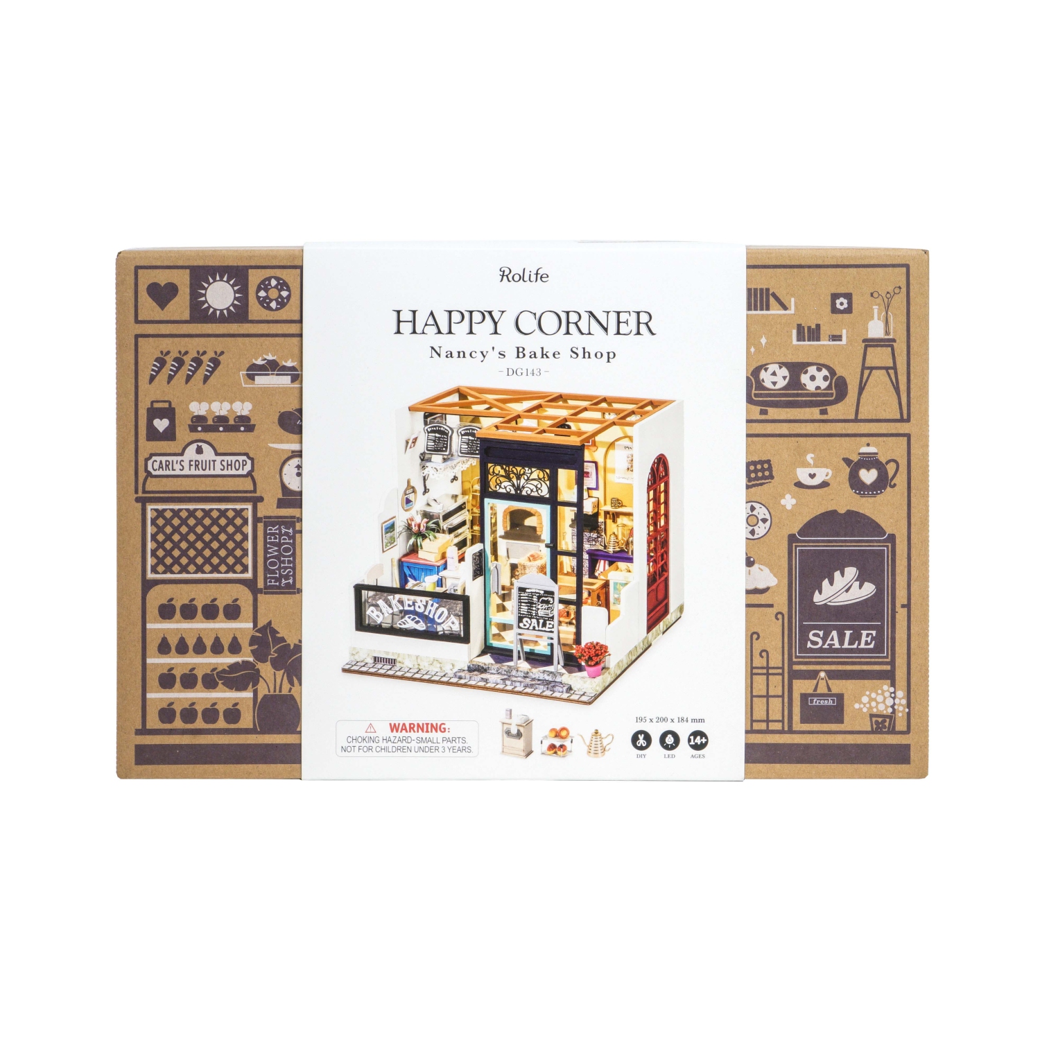 Nancy’s Bake Shop DG143 Bakery Store Miniature Dollhouse