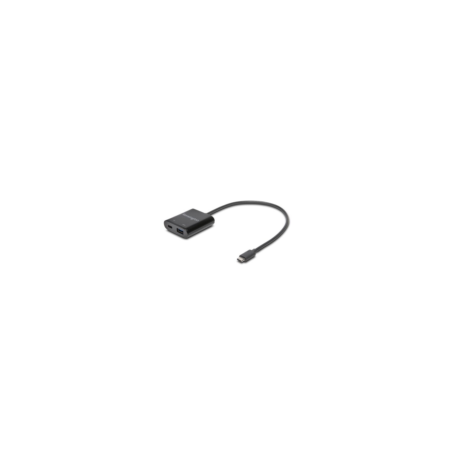 Kensington USB-C Female to USB-C Male Power Delivery Laptop Dongle Cable - Black (39100)