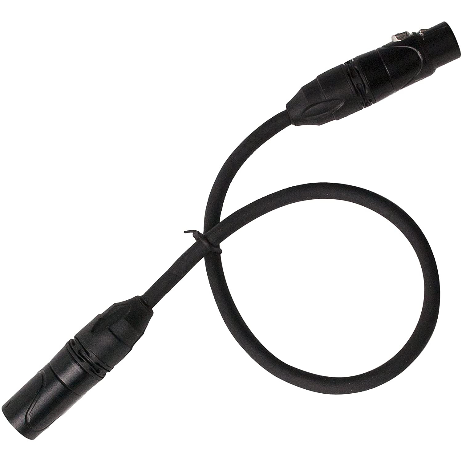 LyxPro – Câble XLR équilibré de 3 pi de la série Premium pour microphone professionnel, haut-parleurs amplifiés et autres appareils professionnels,