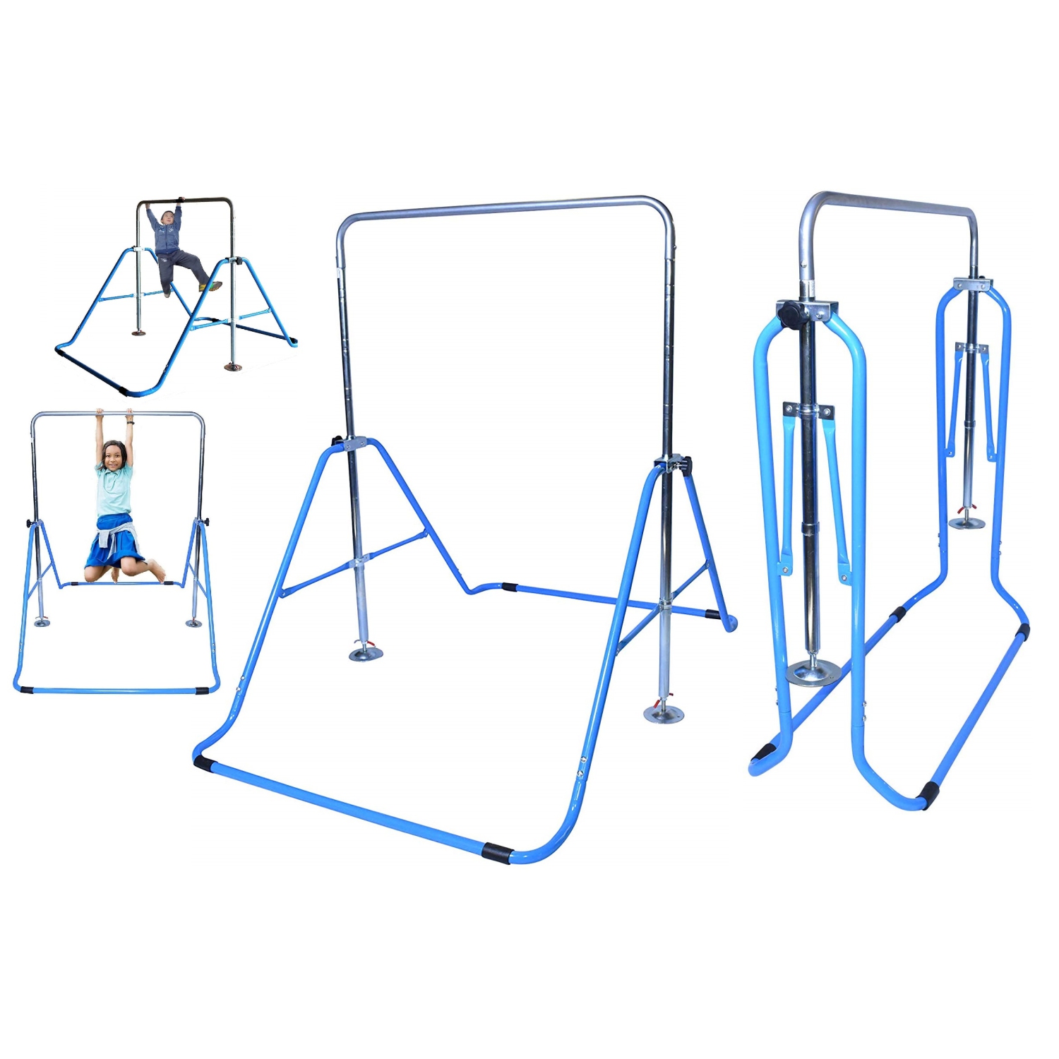 Gymnastics Bar Kids Home Training Kip Bar | Expandable Horizontal Kip Bar Folding Home Gym Equipment Boys and Girls | Junior Gymnastics Jungle Gym