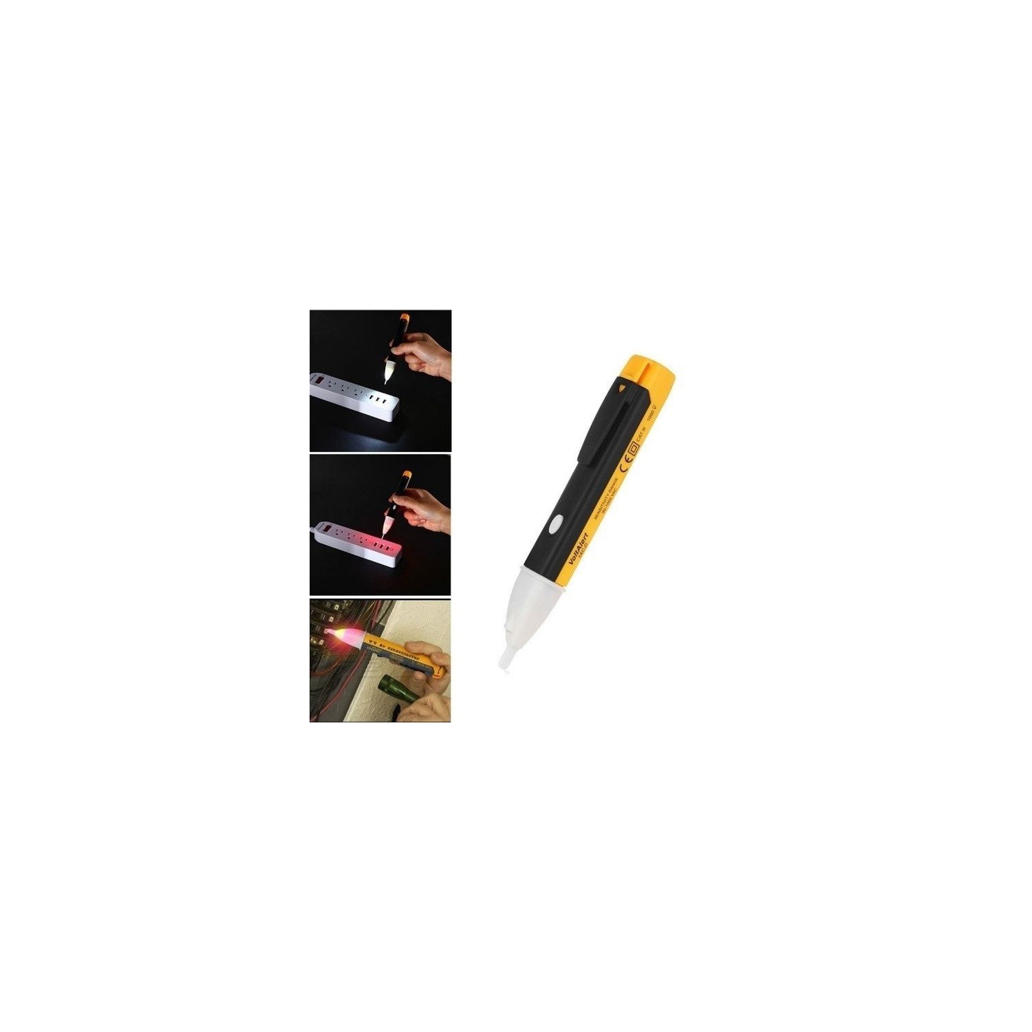 ISTAR Plastic AC 90V-1000V Voltage Tester Detector Pencil Multifunction Test Pen with LED