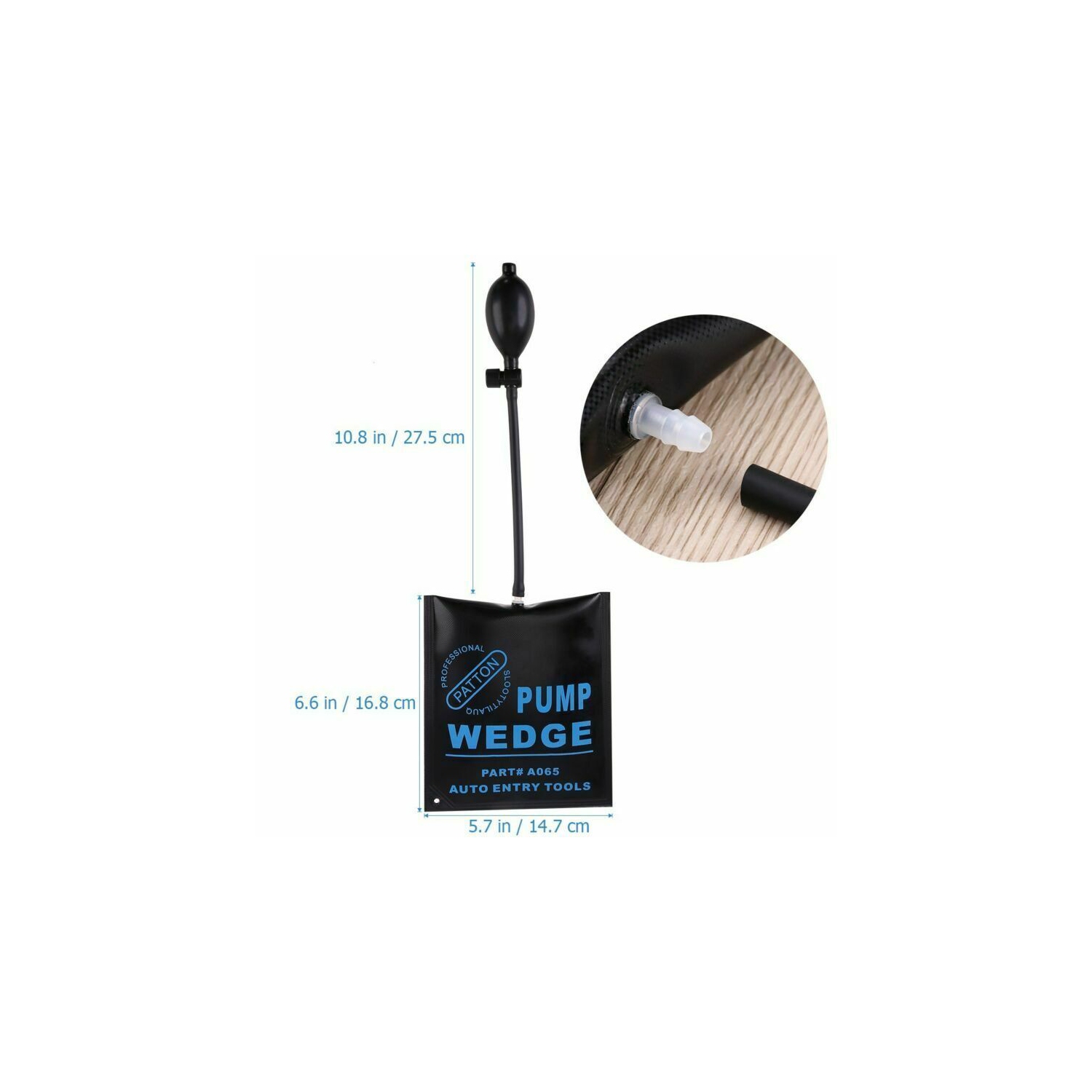 ISTAR 2pcs 170 * 150mm Locksmith Supplies Pump New Air Wedge Pump Up Bag Car Door Window Frame Fitting Install Shim Wedge Tools Set