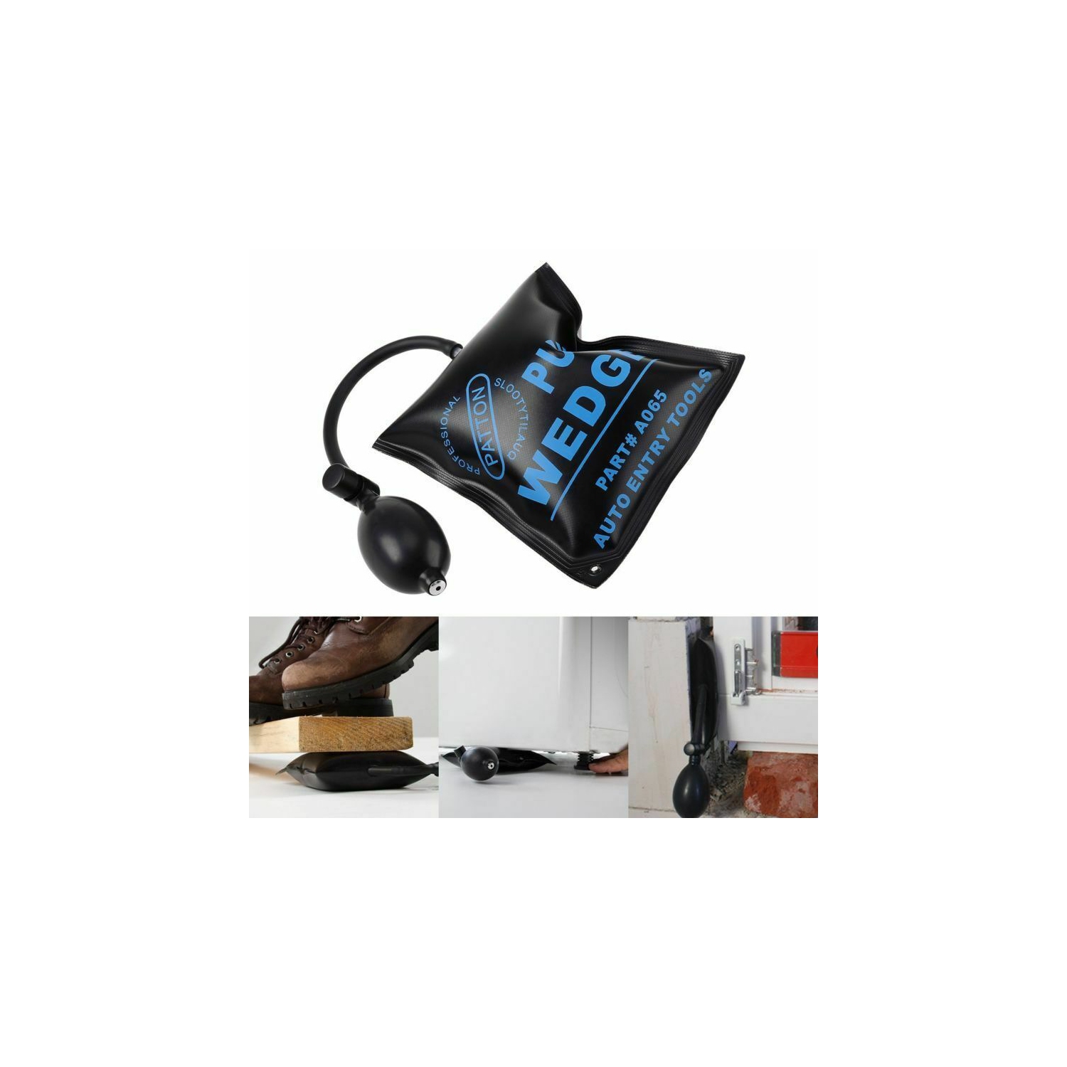 ISTAR 2pcs 170 * 150mm Locksmith Supplies Pump New Air Wedge Pump Up Bag Car Door Window Frame Fitting Install Shim Wedge Tools Set