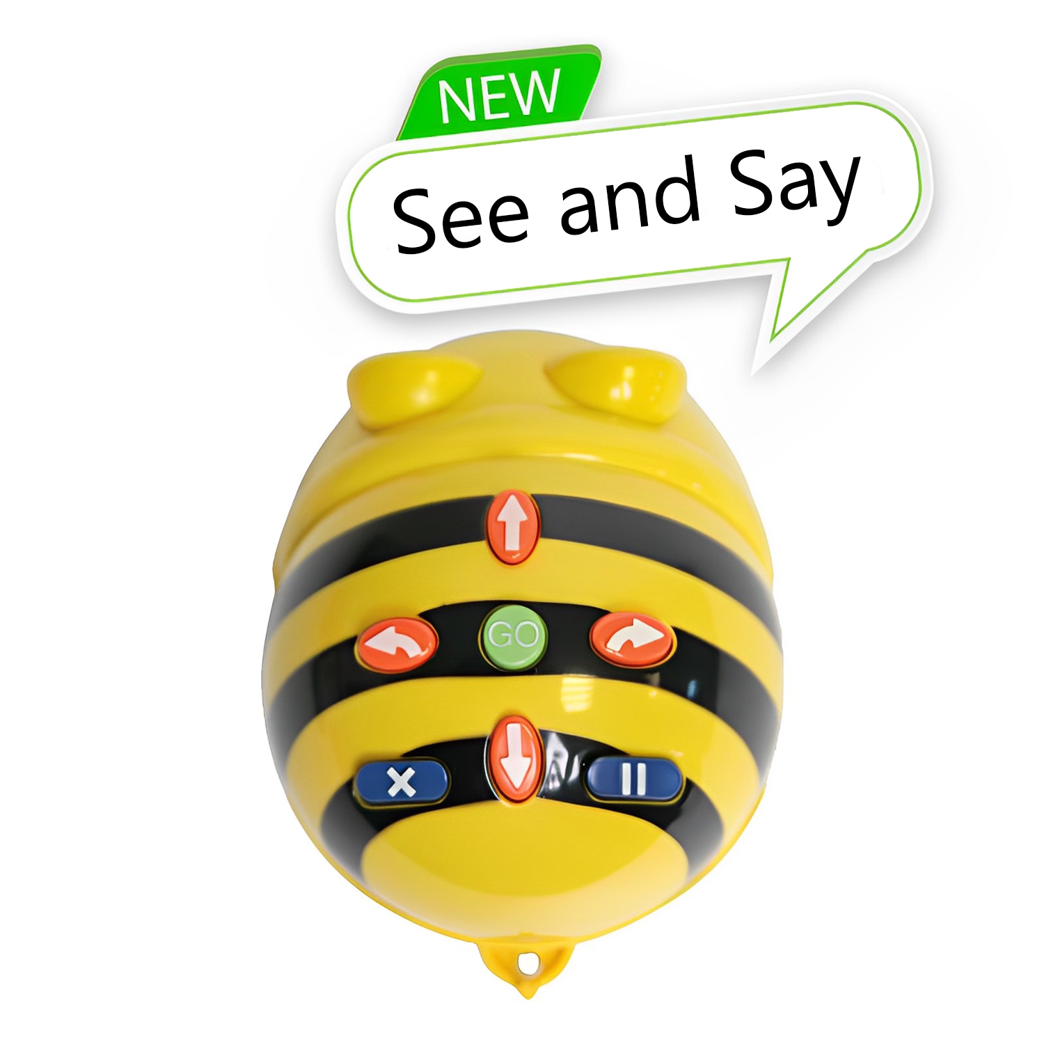 TTS Bee-Bot and Blue-Bot See and Say Educational Interactive Programmable Floor Robots Bundle, Teaching and Learning Coding Toys for Kids