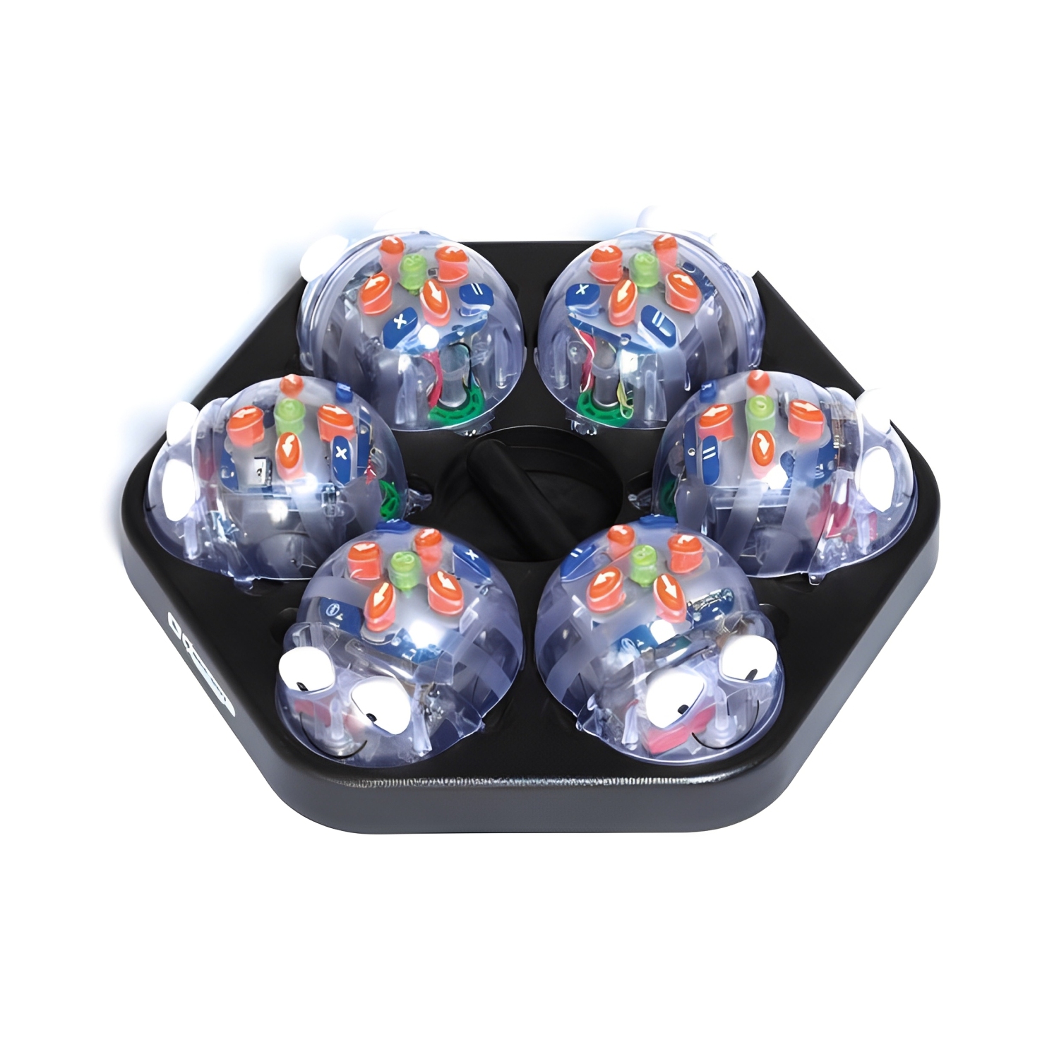 Blue-Bot Programmable Toy Robot Class Pack, New See & Say Version, Bluetooth Coding Robots for Kids 3 Years and up - 6-pcs Blue-Bots with FREE 1-pc