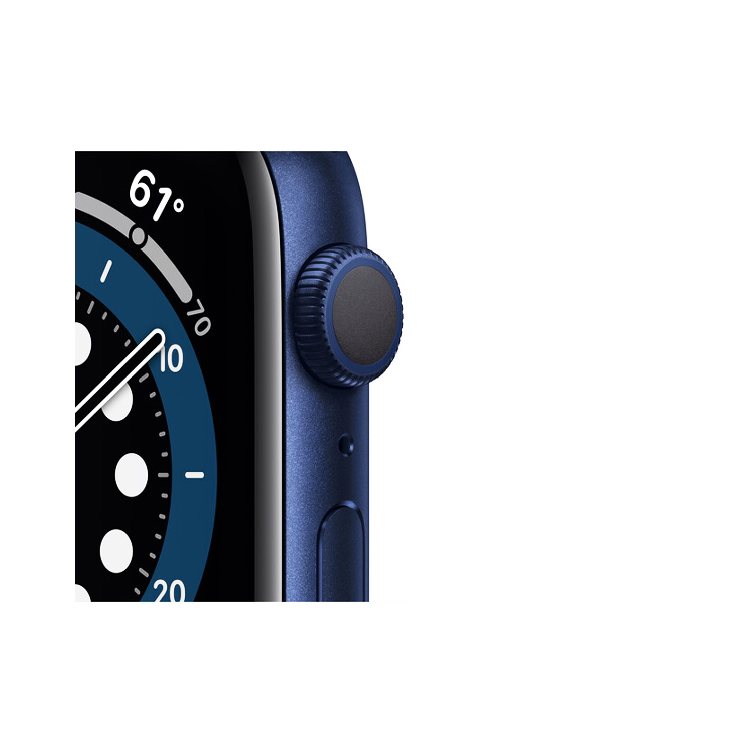 Apple Watch Series 6 (GPS) 40mm Blue Aluminum Case with Deep Navy 