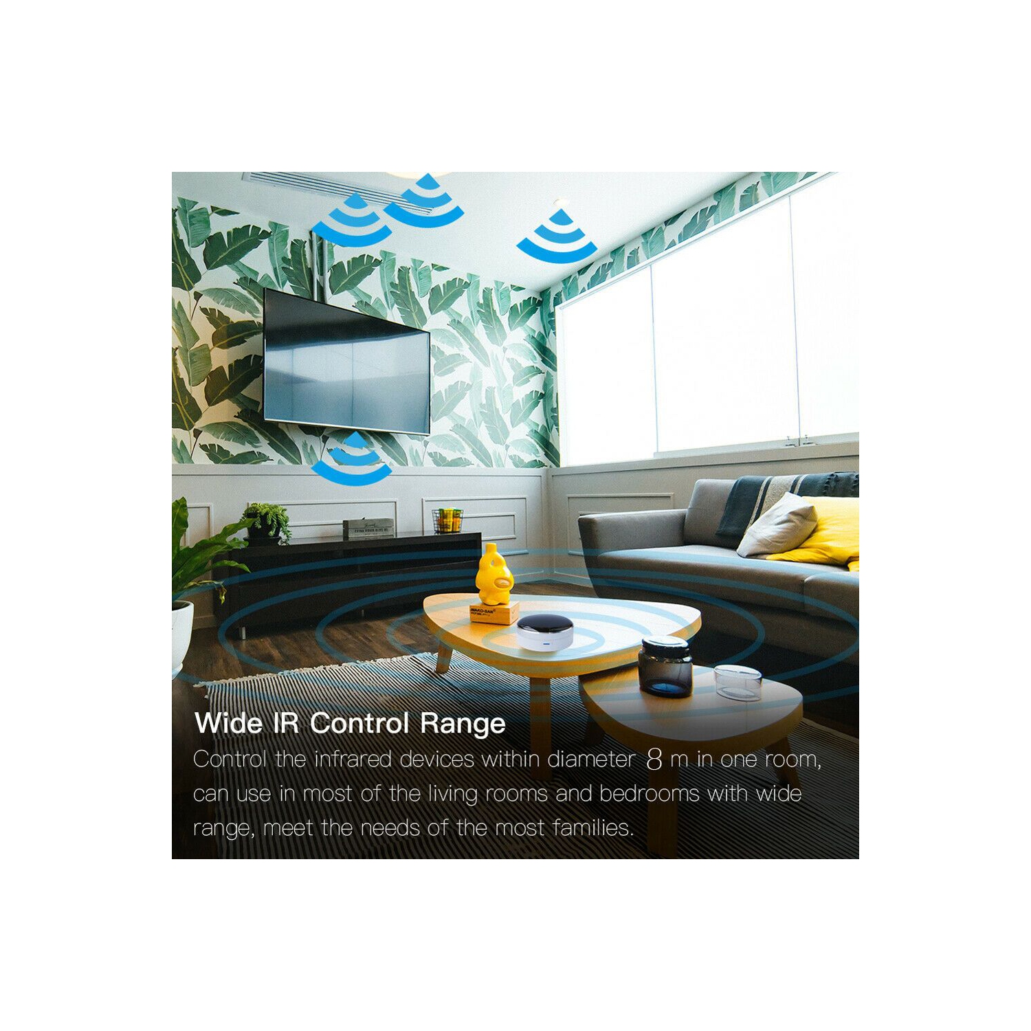 ISTAR Universal pro IR and RF Remote, All in One Hub Code Learning Wi-Fi Remote Control for TV Air Conditioner STB Audio, Curtain Motor, Works with