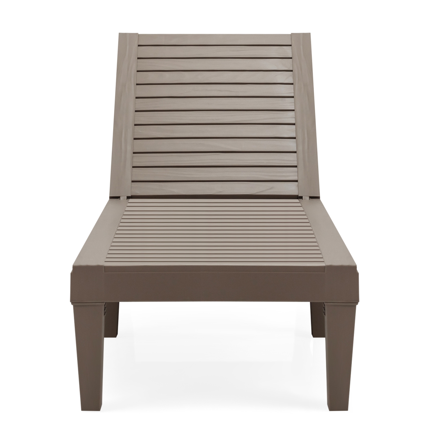 Chaise longue de patio inclinable Gymax avec dossier ajustable