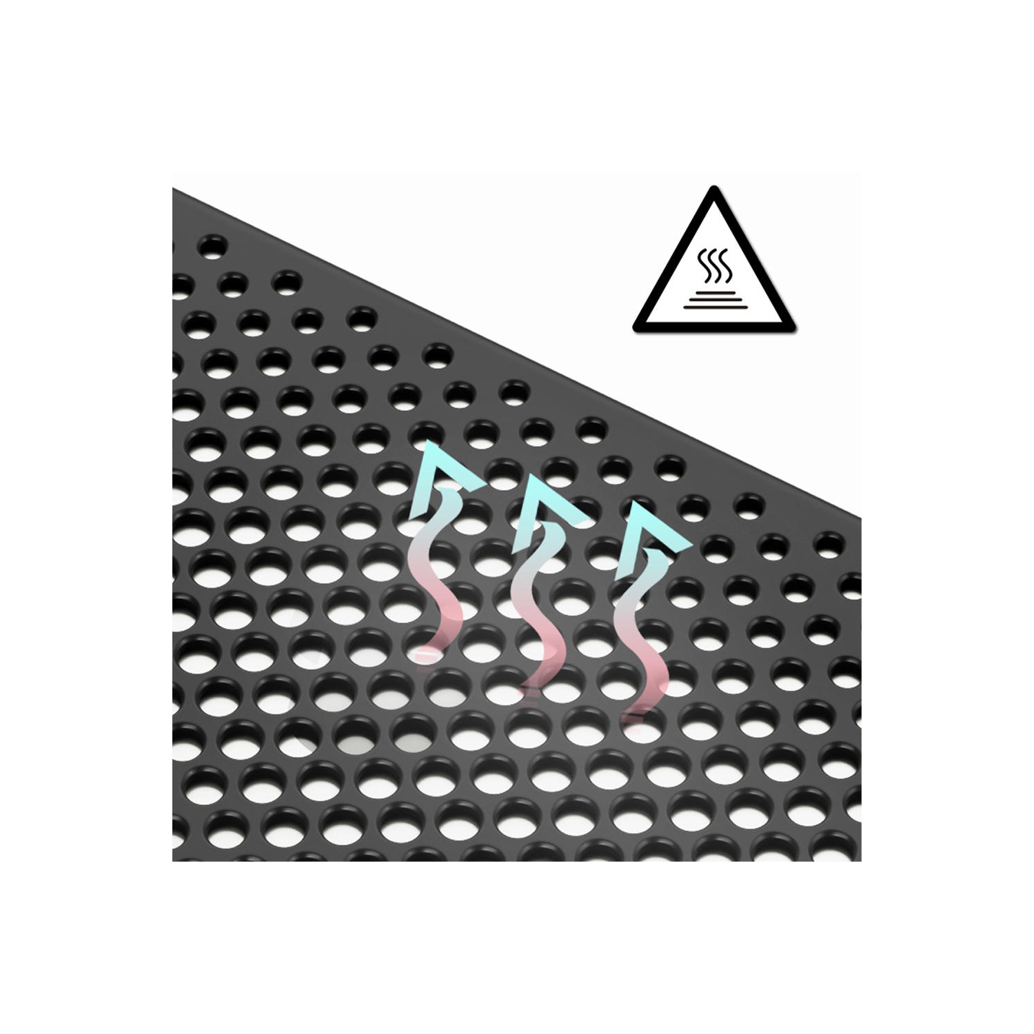 Breathable Mesh Heat Dissipation Phone Case For iPhone 12 Pro 6.1", green