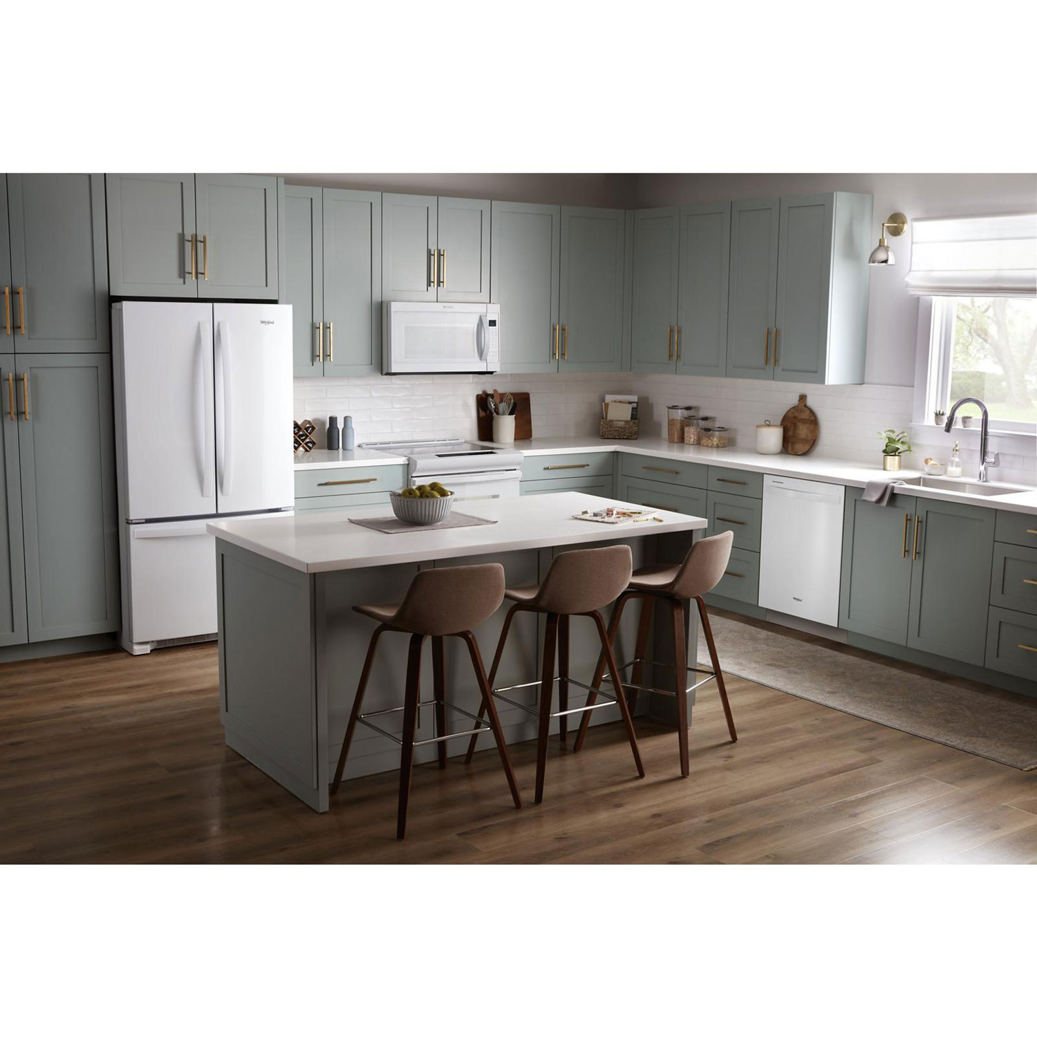 Lave-vaisselle encastrable 24 po 50 dB avec cuve en inox de Whirlpool - Blanc