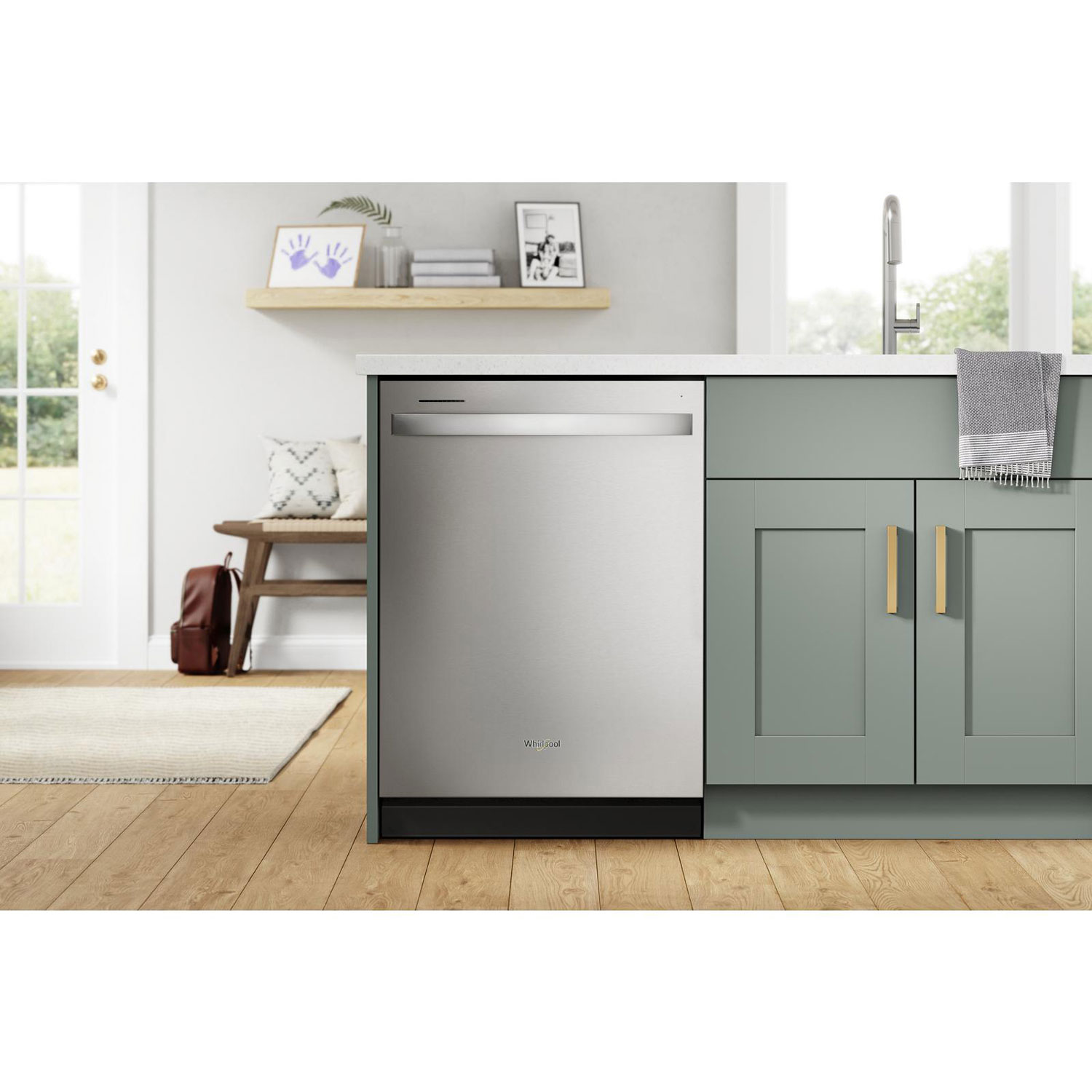 Lave-vaisselle encastrable 24 po 50 dB avec cuve en inox de Whirlpool - Inox