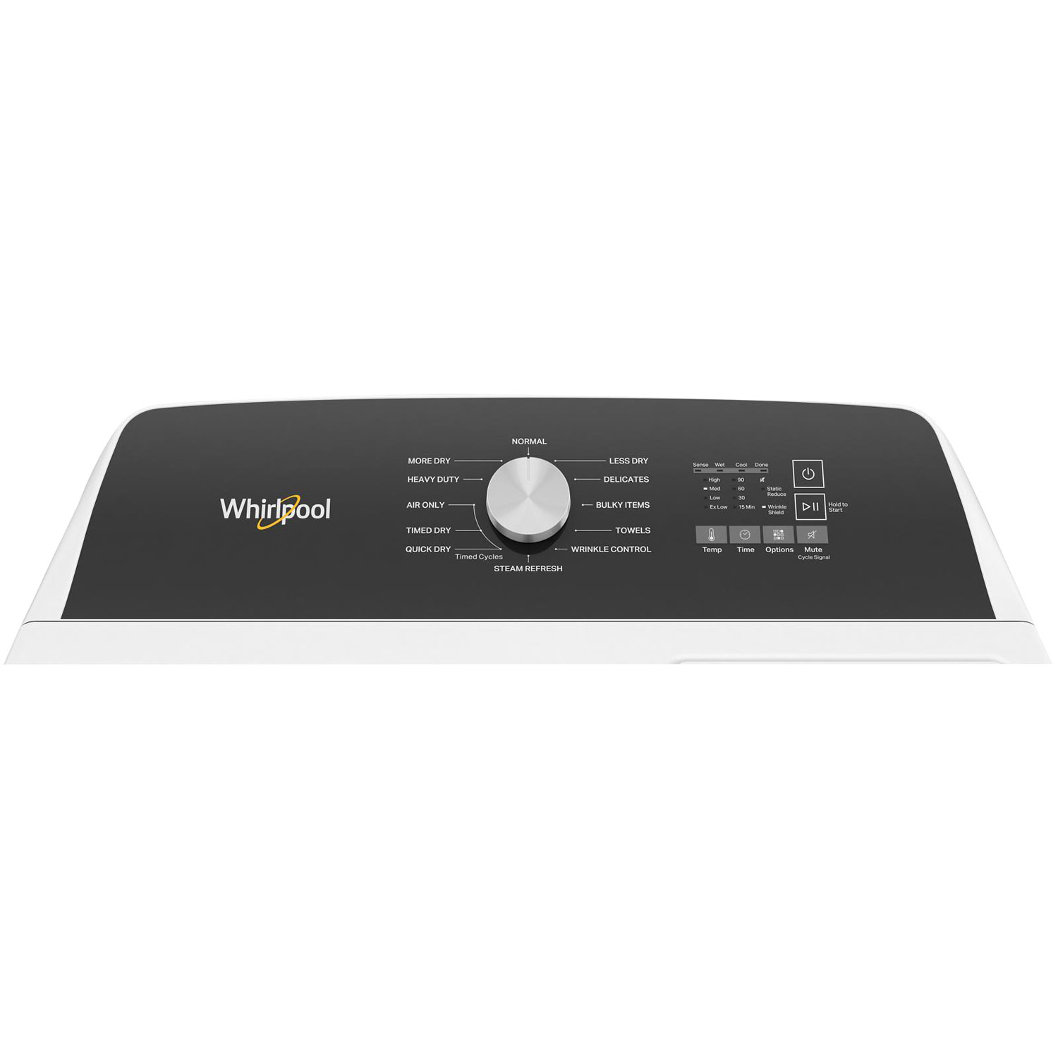 Whirlpool 7.0 Cu. Ft. Gas Steam Dryer - White