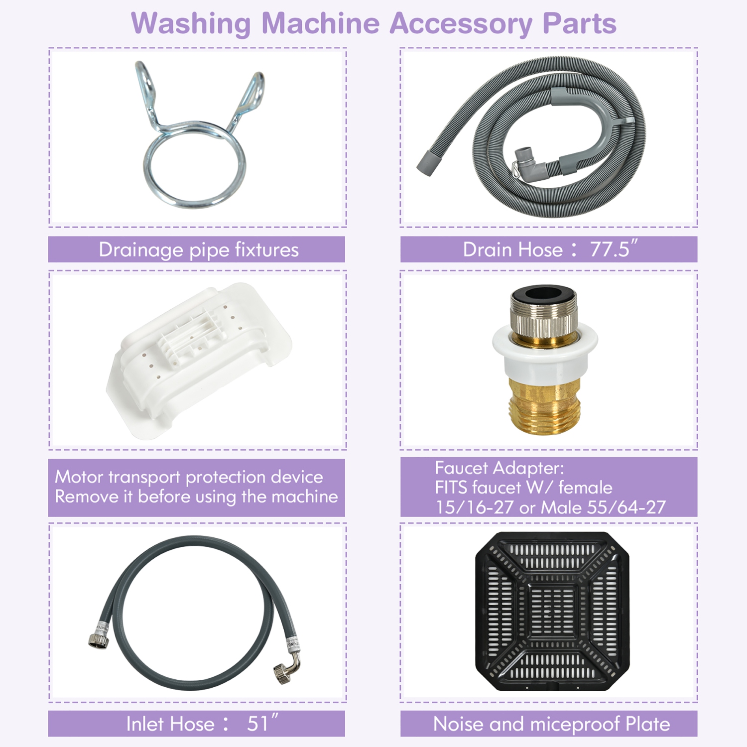 Costway 8lbs Portable Fully Automatic Washing Machine W/ Drain Pump