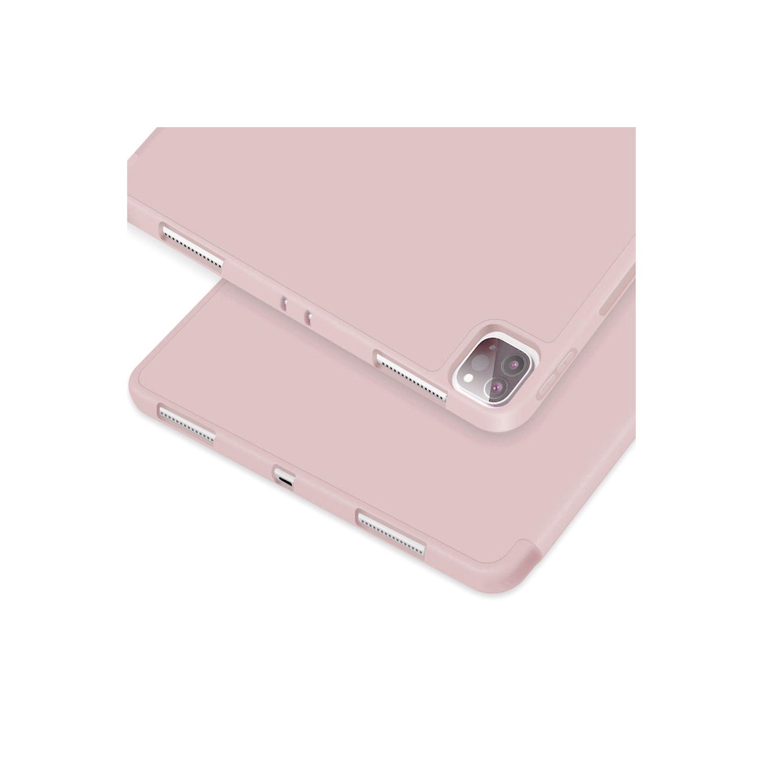 iPad Pro 11" 2020 Leather Shockproof Case with Pencil Holder - PrimeCables® - Pink