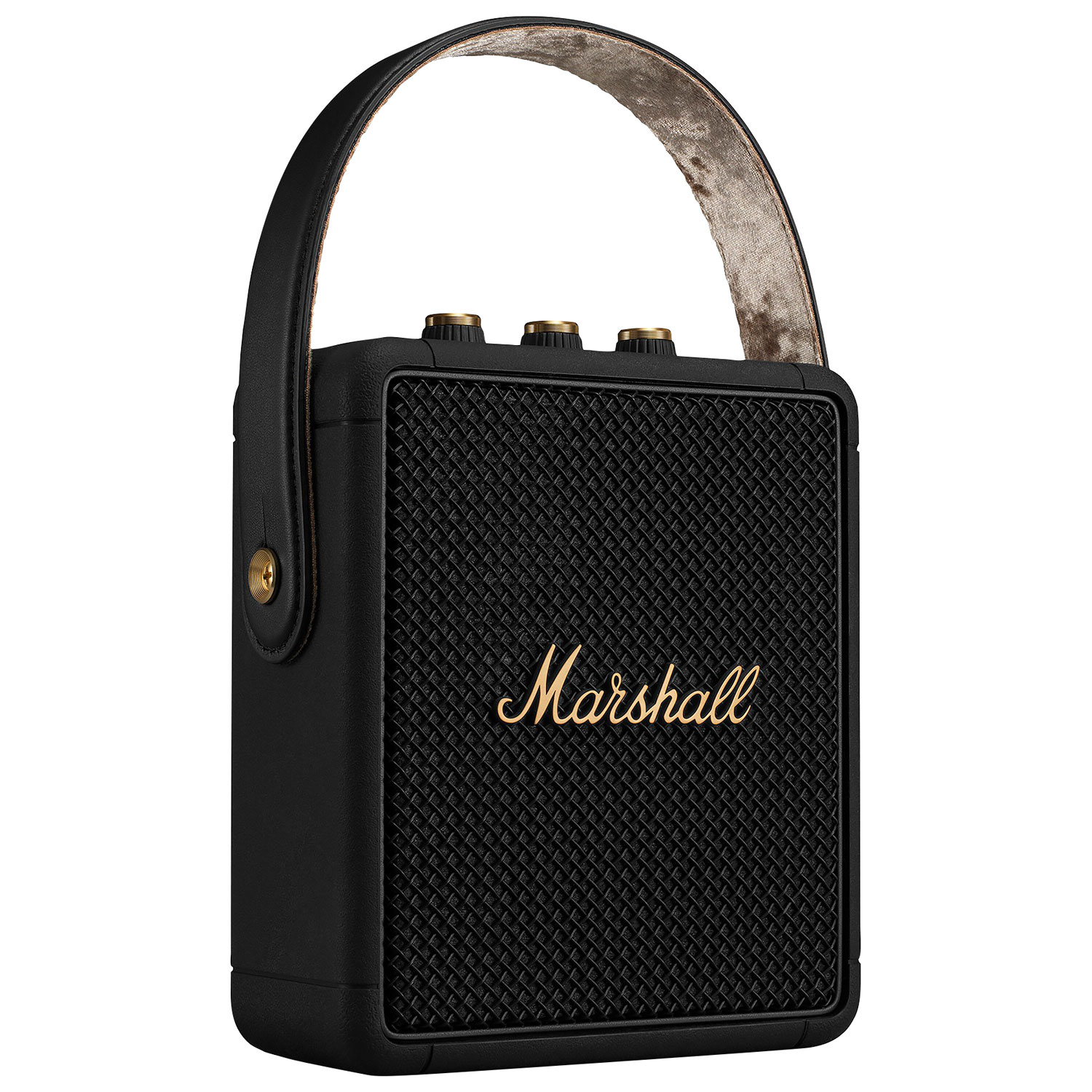 Marshall Stockwell II Splashproof Bluetooth Wireless Speaker - Black/Brass