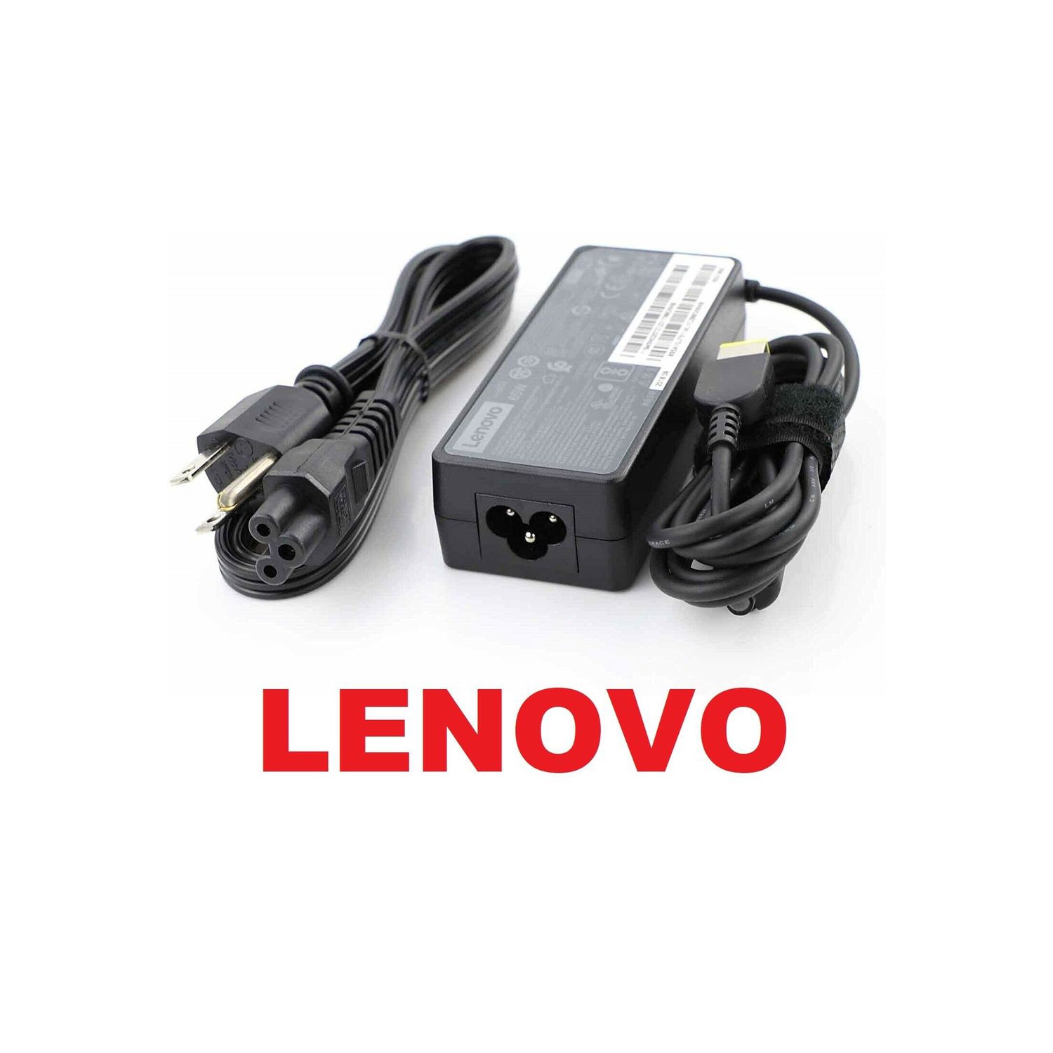 New Genuine Lenovo 65W 20V 3.25A Square Slim Tip (Rectangular Tip) AC Adapter