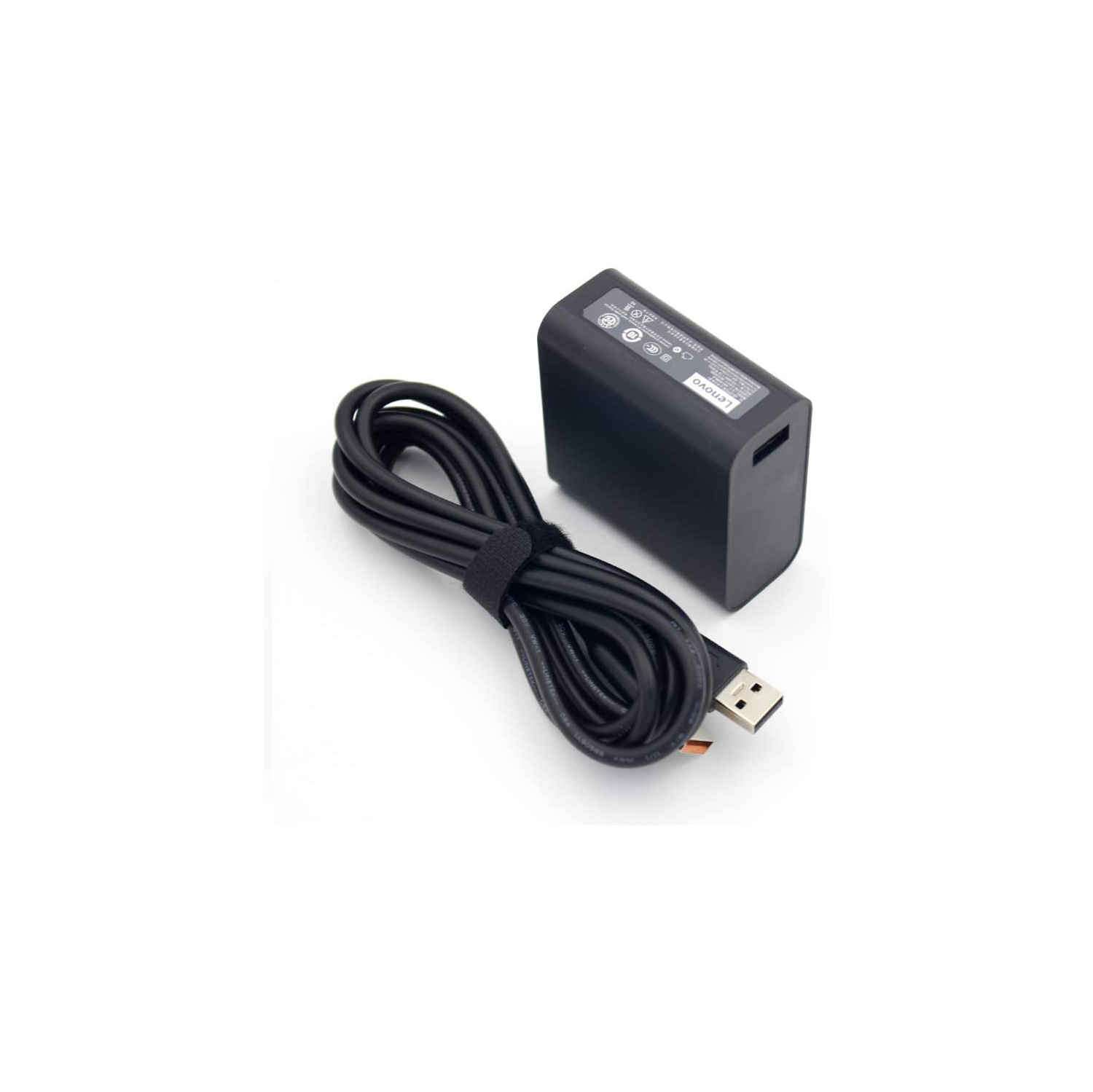 New Original AC Adapter Charger for Lenovo, 65W 20V 3.25A, USB-A Connector.