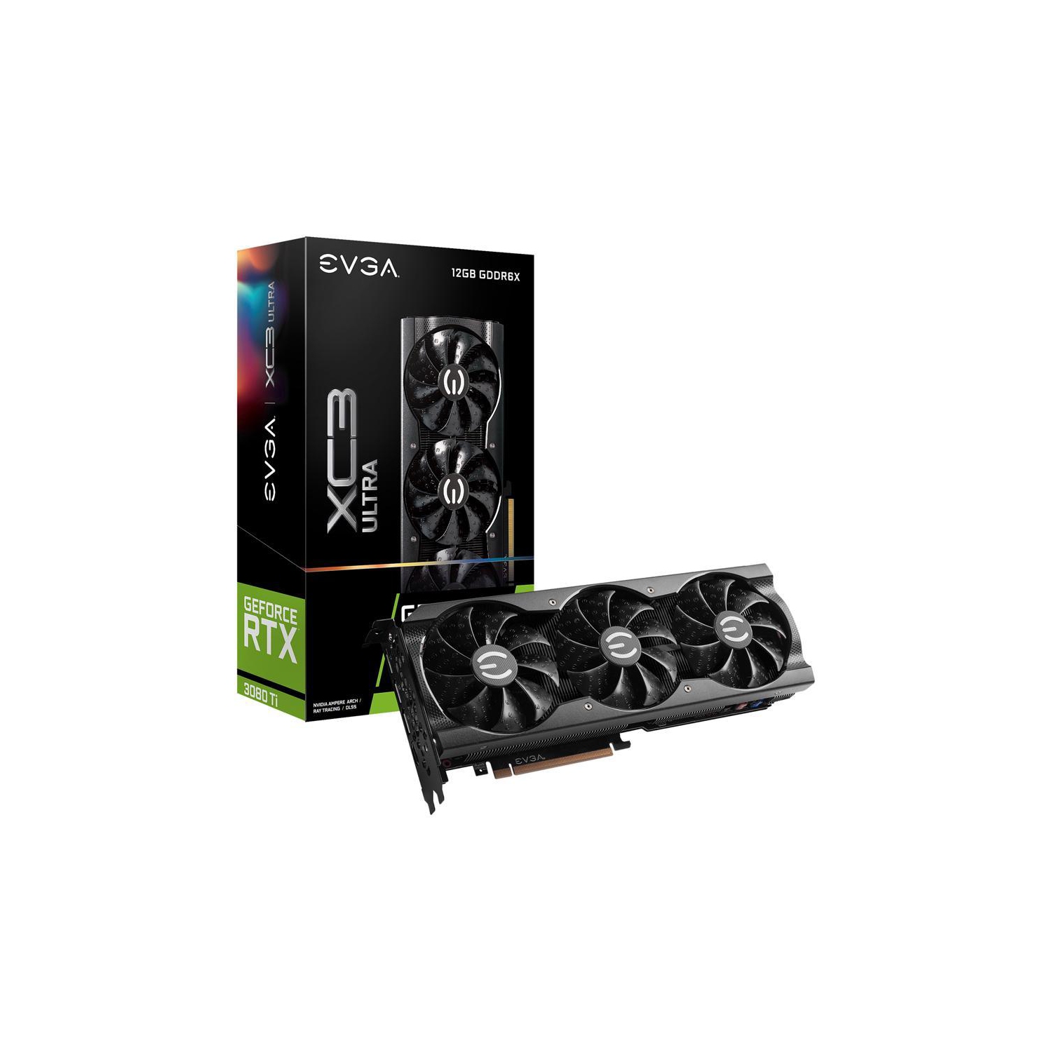 EVGA GeForce RTX 3080 Ti FTW3 Ultra Gaming, 12G-P5-3967-KR, 12GB GDDR6X, iCX3 Technology, ARGB LED, Metal Backplate