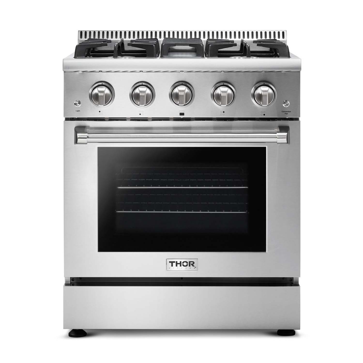 Thor Kitchen HRG3080U 30" Stainless Steel Professional Gas Range