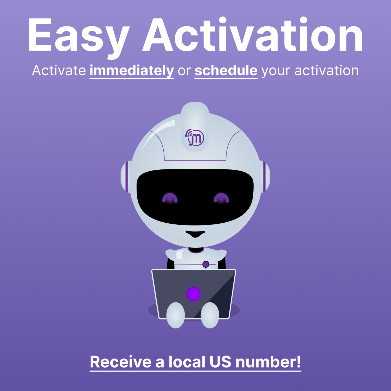 [Victoria Day Sale] Jethro Mobile Prepaid USA Travel SIM card, 4G LTE High-Speed Data, Unlimited Talk and Text, No Contract, 15 Days