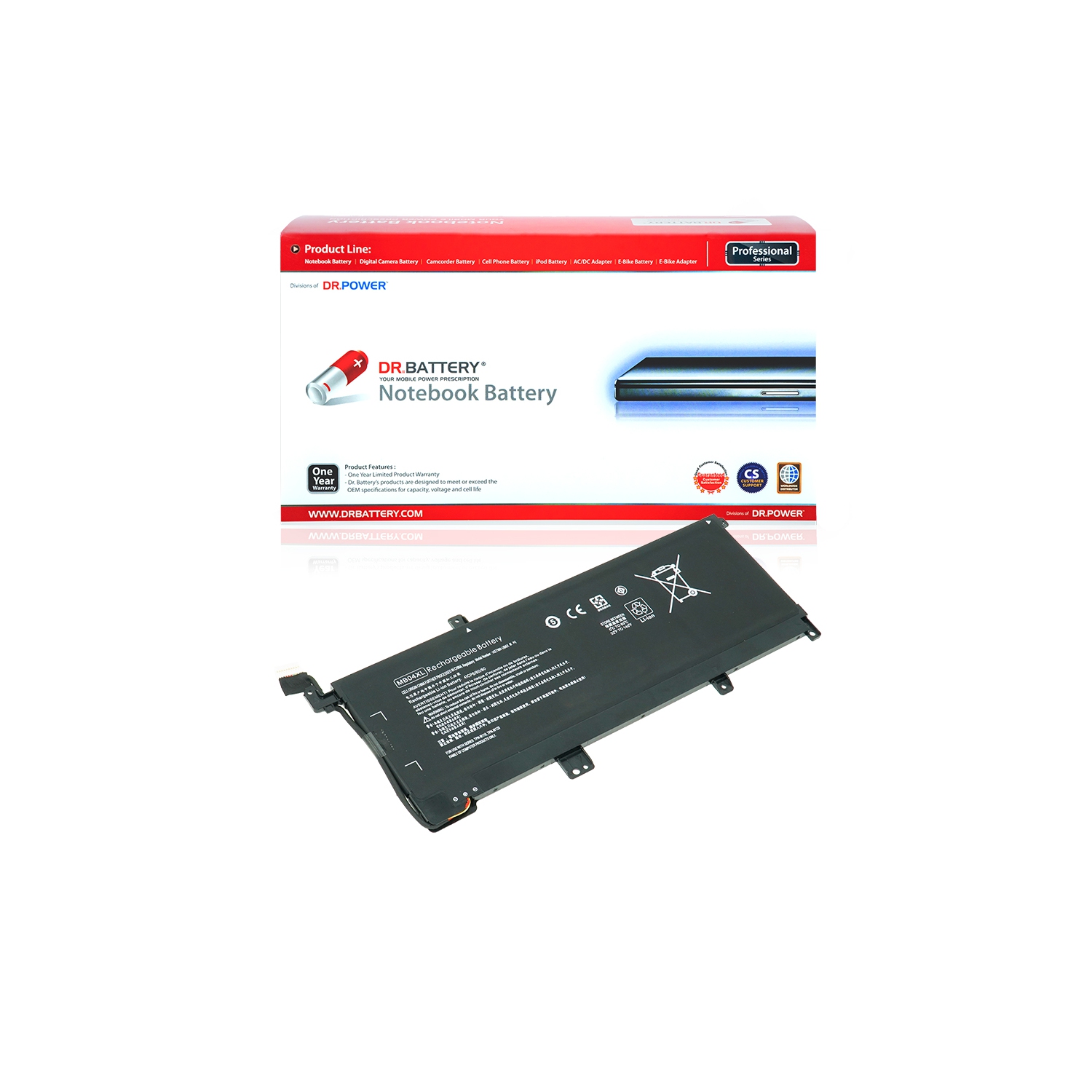 DR. BATTERY Replacement for HP Envy X360 15-AQ050NW 15-aq055na 15-AQ060NZ 15-AQ090NA MB04055XL MB04XL MBO4XL [15.4V / 52Wh] **Free Shipping**