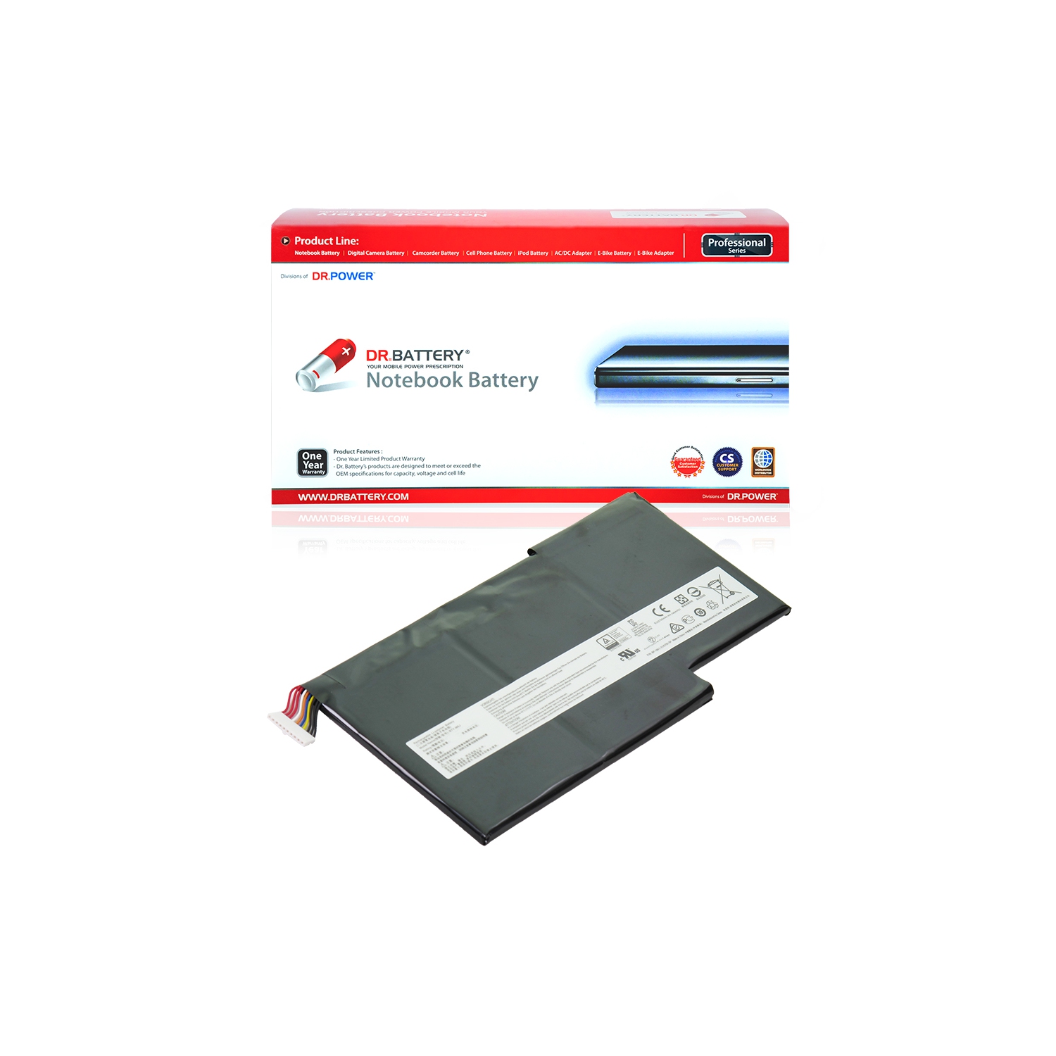 DR. BATTERY - Replacement for MSI GS63 7RD-072CA / 7RD-246CA / BTYM6J / BTY-M6J