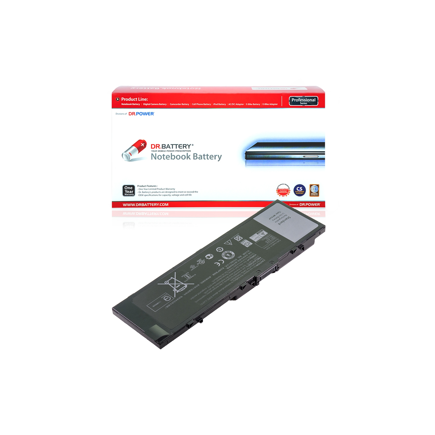 DR. BATTERY - Replacement for Dell Precision 17 7720 / 7510 / 7710 / GR5D3 / MFKVP / T05W1 [11.4V / 7950mAh / 91Wh] *** Free Shipping***