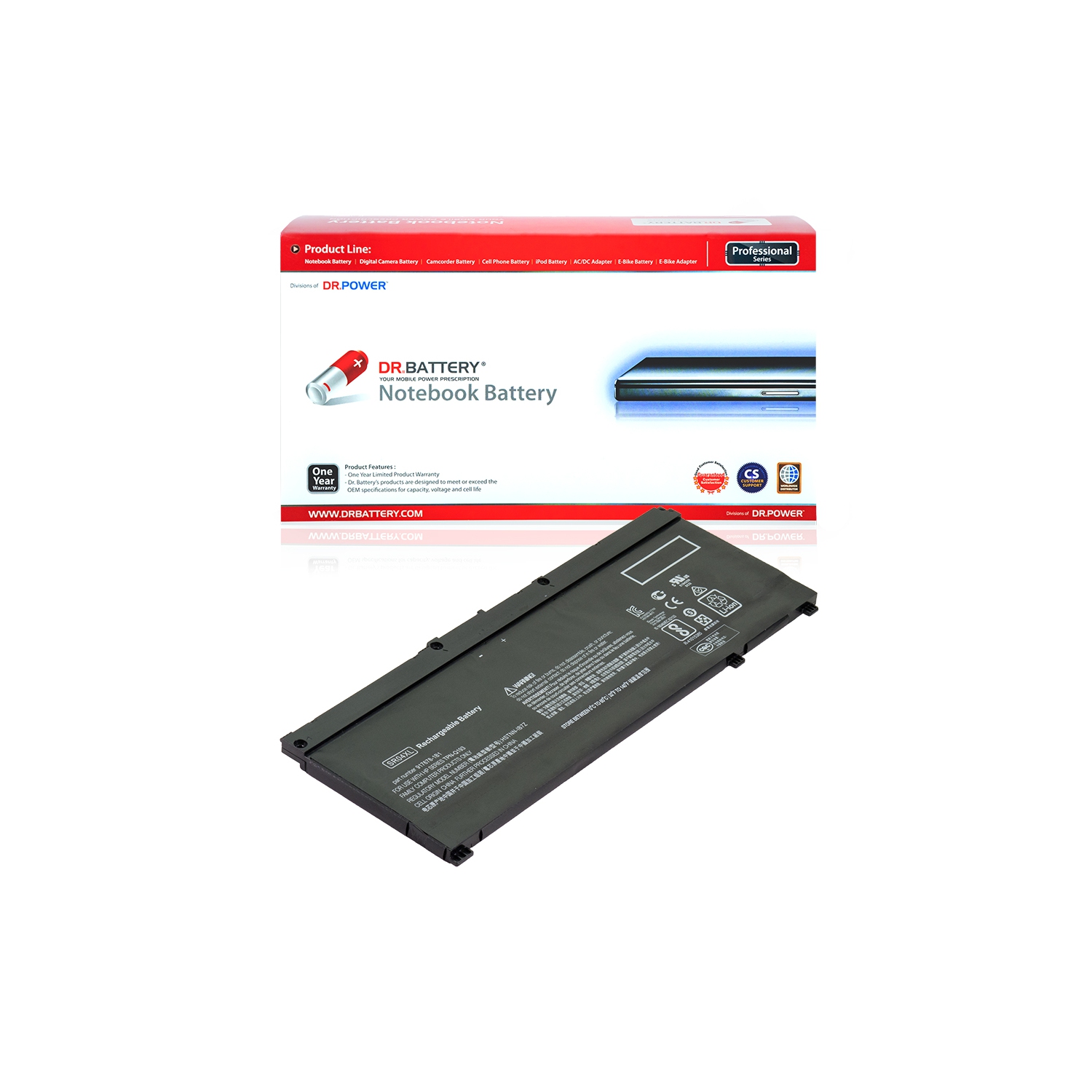 DR. BATTERY - Replacement for HP Pavilion Power 15-cb014ng / 15-cb014tx / 15-cb015nL / TPN-Q193 / 917678-1B1 / 917678-2B1
