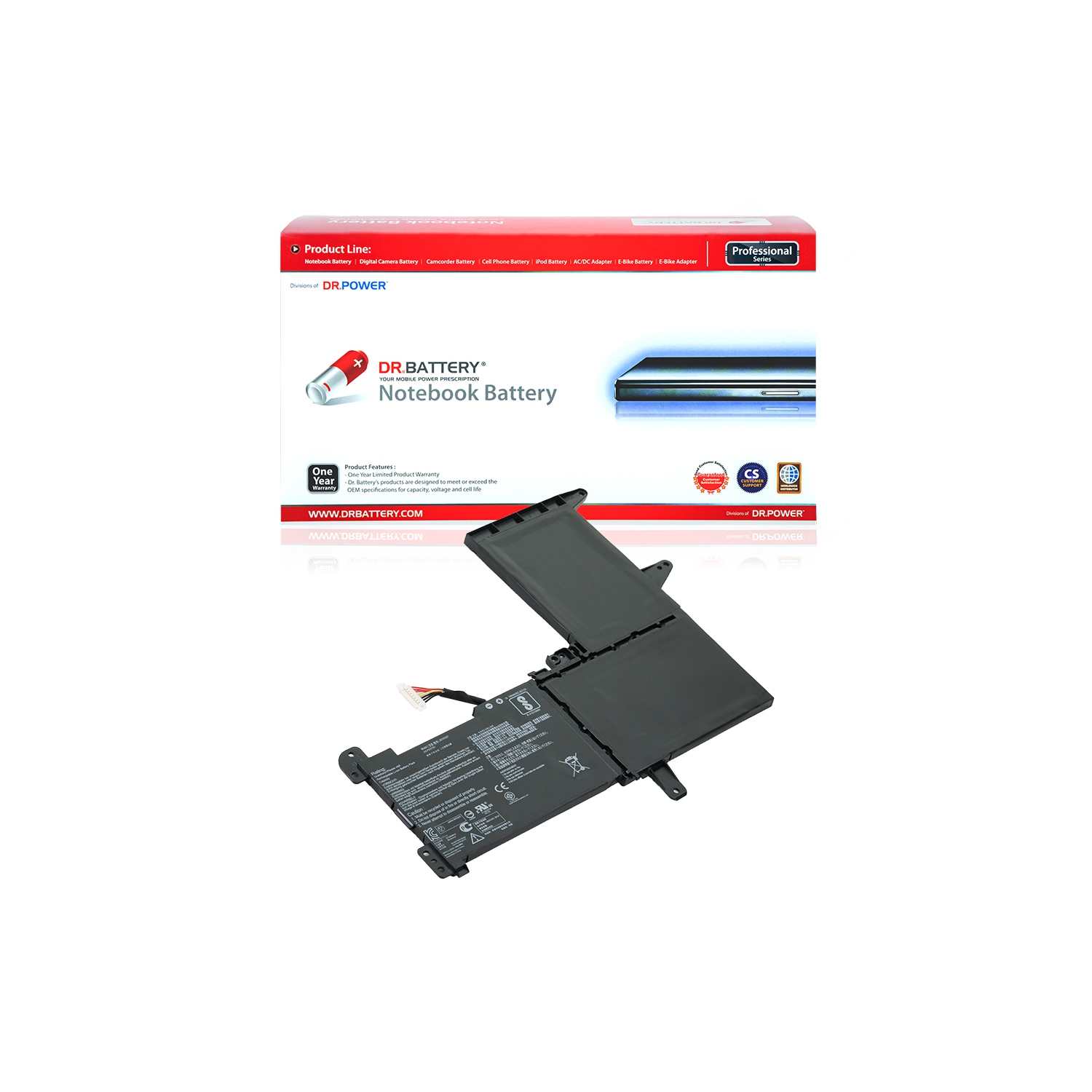 DR. BATTERY - Replacement for Asus VivoBook F510UA / 0B200-02590200 / B31N1637