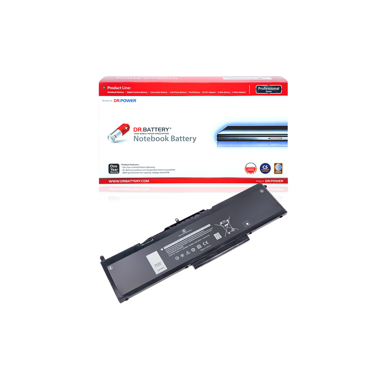 DR. BATTERY - Replacement for Dell Latitude 5591 / NY5PG / VG93N / WFWKK
