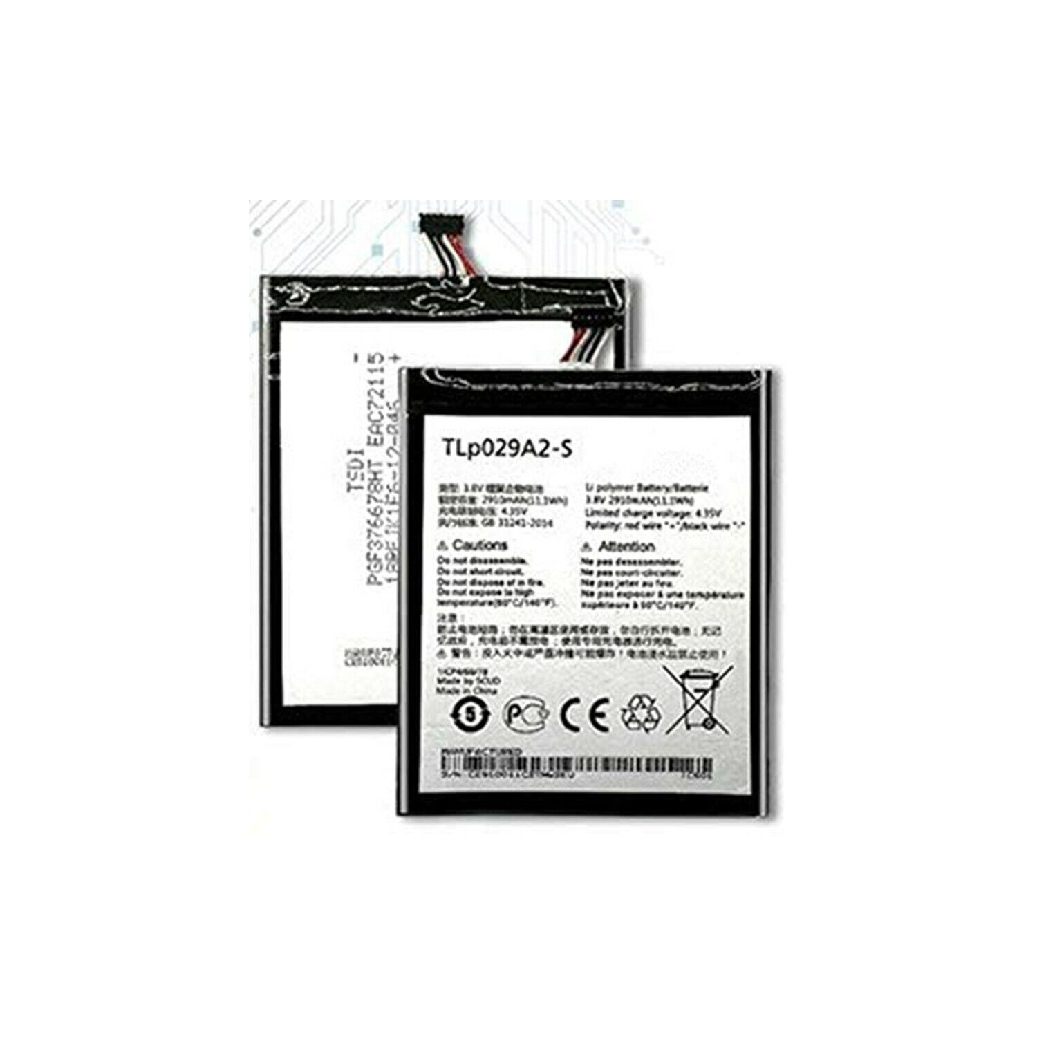 Replacement Battery-Compatible with ALCATEL Idol 3 6045 6045O TLP029A2-S
