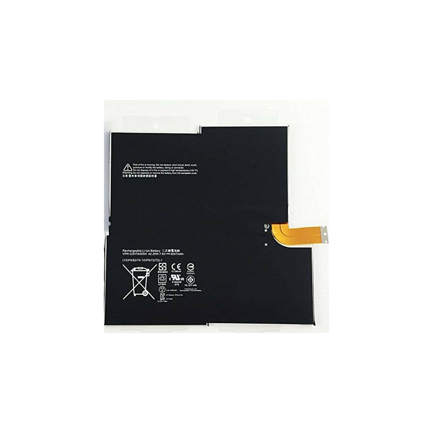 Replacement Battery-Compatible with Microsoft Surface pro 3 1631 G3HTA005H