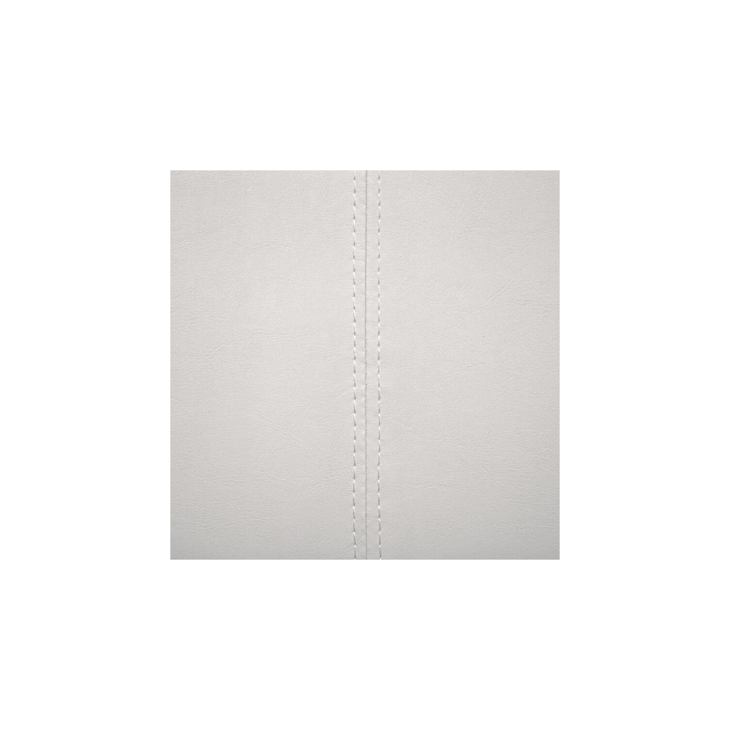 Queensons White Uptown PU Upholstered Double Size Platform Bed