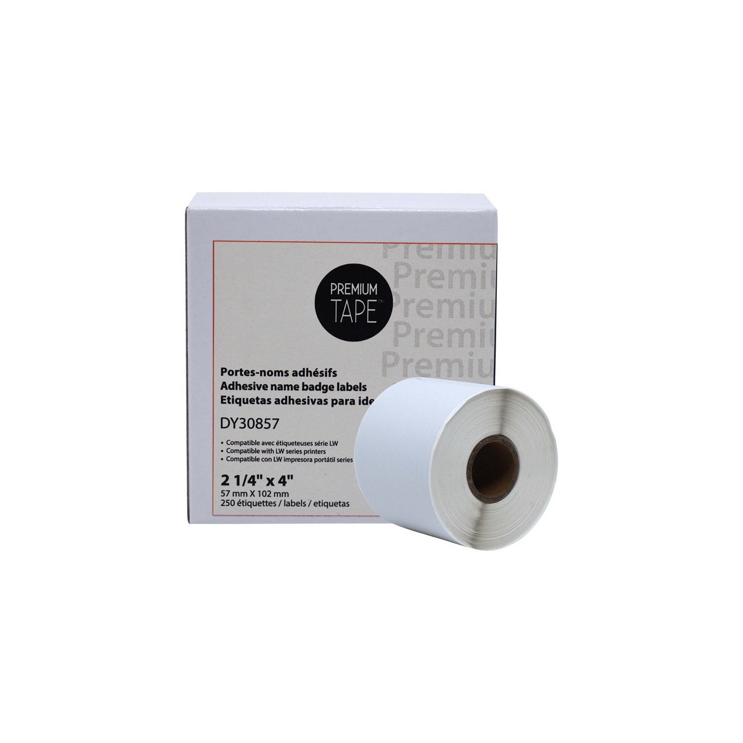 Premium Tape Label Tape - Alternative for DYMO 30857