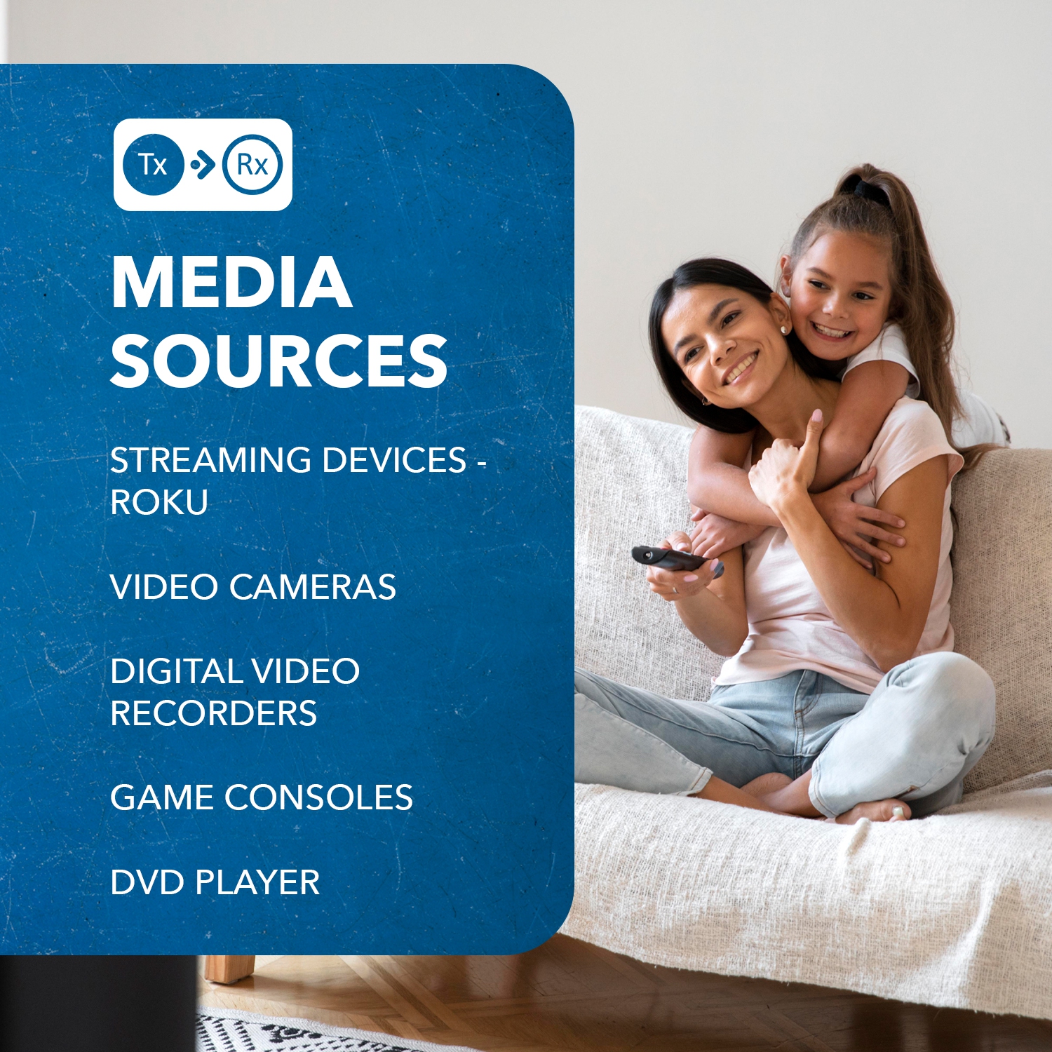 Rallonge HDMI à Ethernet sur CAT6/CAT7 par OREI RJ45 jusqu’à 130 pi - Émetteur et récepteur 1080p HD intégrale POC