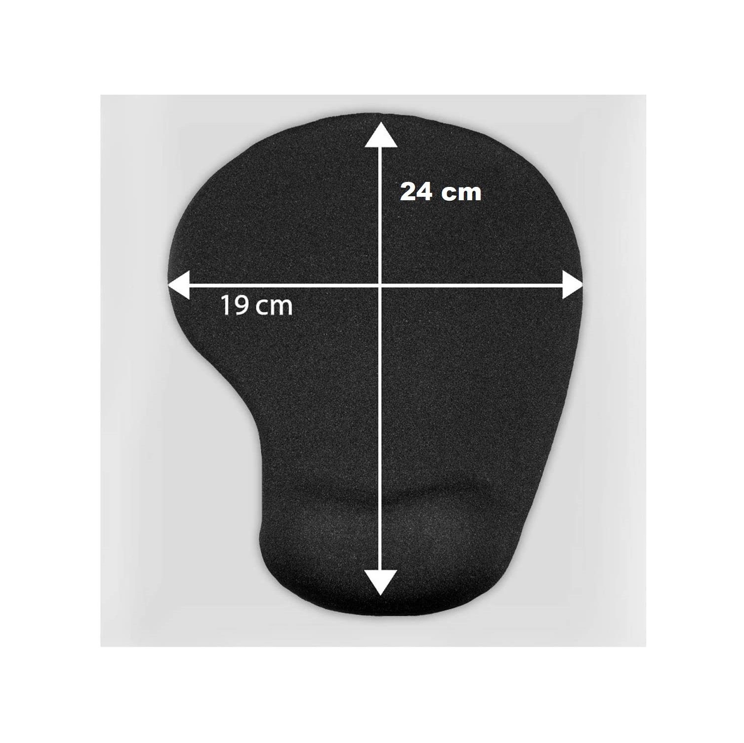 ISTAR Ergonomic Memory Foam Mouse Pad Wrist Rest Support Wrist Cushion Support – Lightweight Rest Mousepad for Mouse, Pain Relief, at Home or Work