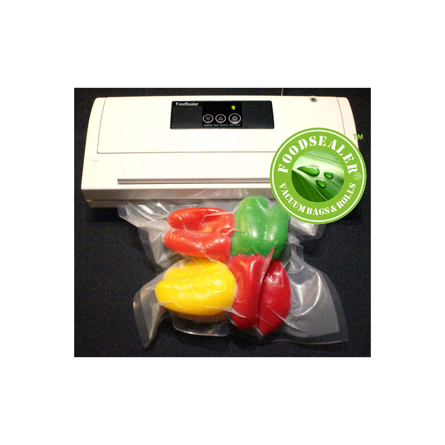 4 Rolls 8.5” x 52.5Ft FoodSealer 5Mil Commercial Food Grade Vacuum Sealer Bag for your Cabela Sealer, FoodSaver Vacuum Sealer, Seal-A-Meal, VacMaster