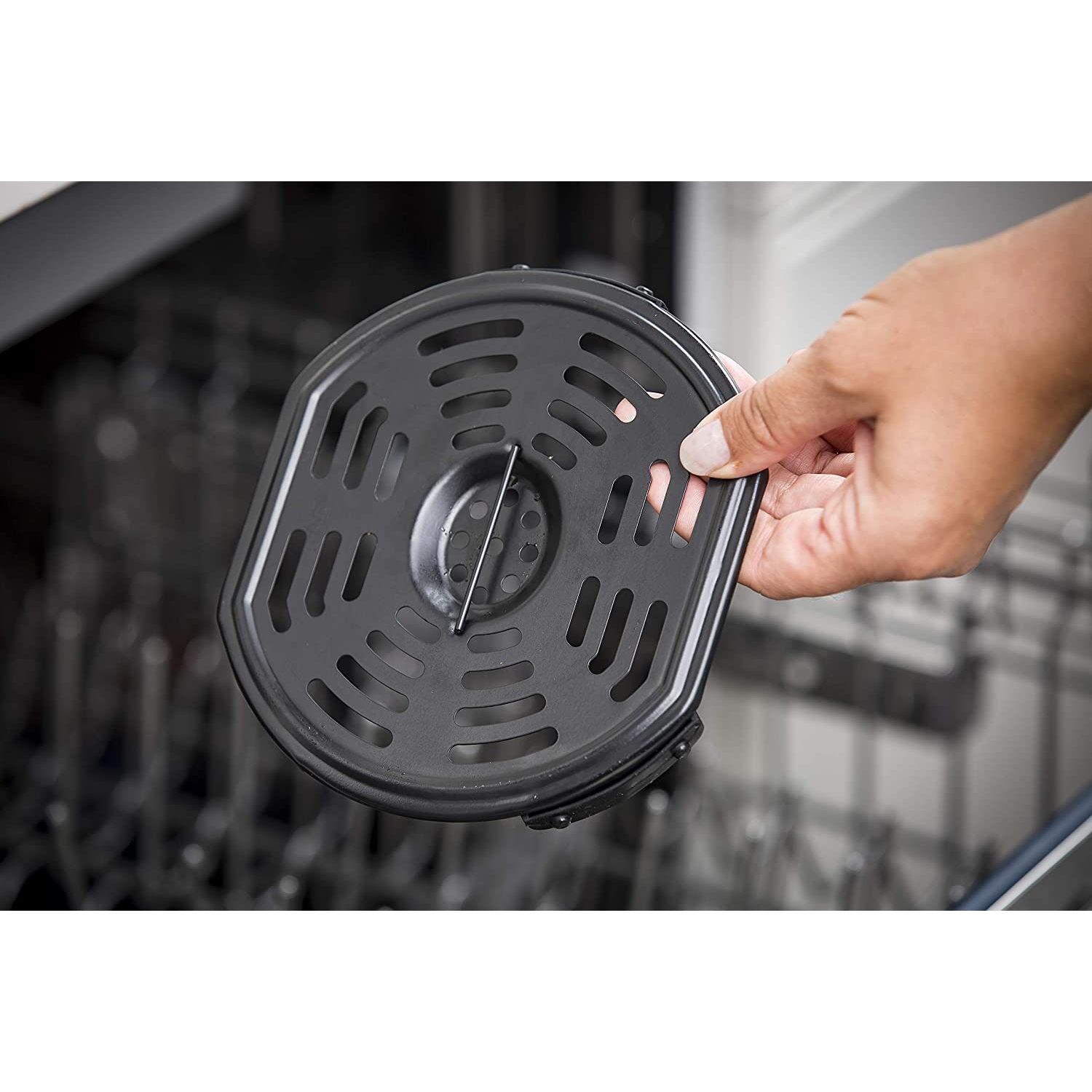 La friteuse à air chaud compacte de 2,1 pte CAAB-847 de Mohome avec livre de recettes - Noir