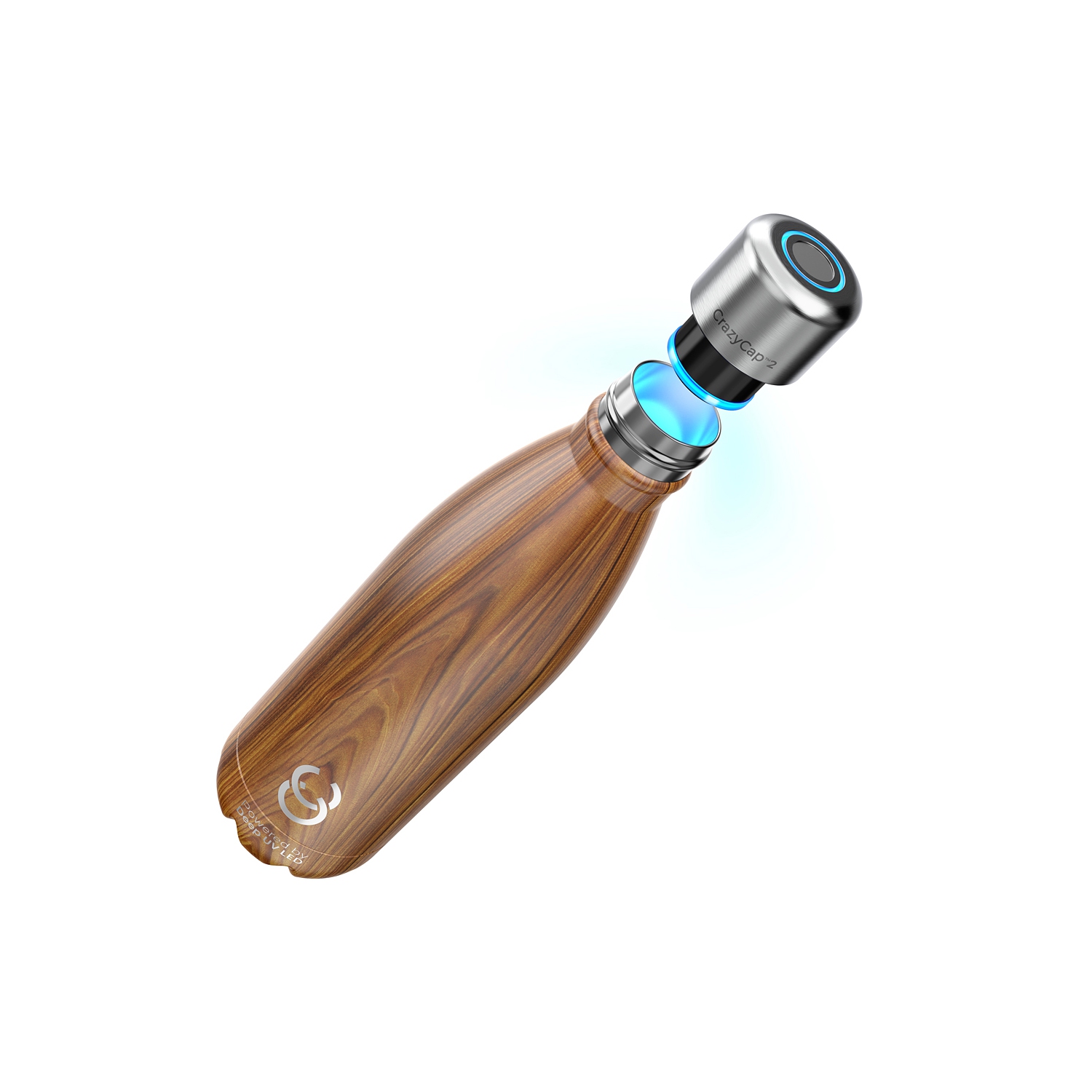 WINGOMART UV Water Purifier & Self-Cleaning Insulated Stainless Steel Water Bottle - Bottle water For school, Hiking, Camping, Travel & Survival