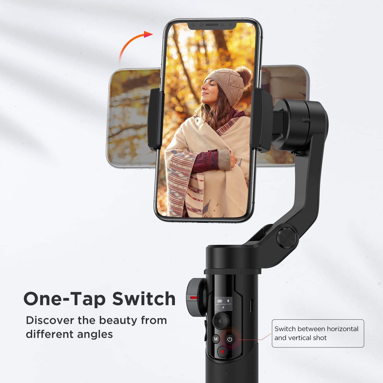 Bomaker Smartphone Gimbal Stabilizer, 3 Axis Gimbal Stabilizer with  Multiple Modes Portable Smartphone Stabilizers, for Android and IOS | Best  Buy Canada