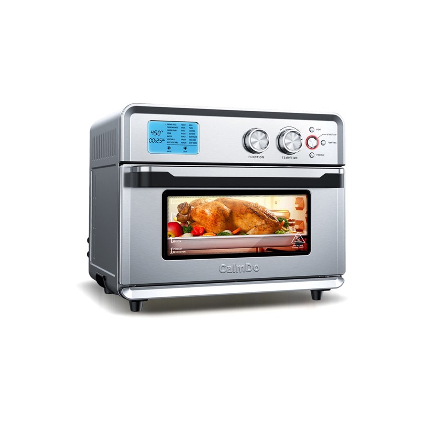 Calmdo AF-120CDEU 1500W 12L Air Fryer Toaster Oven