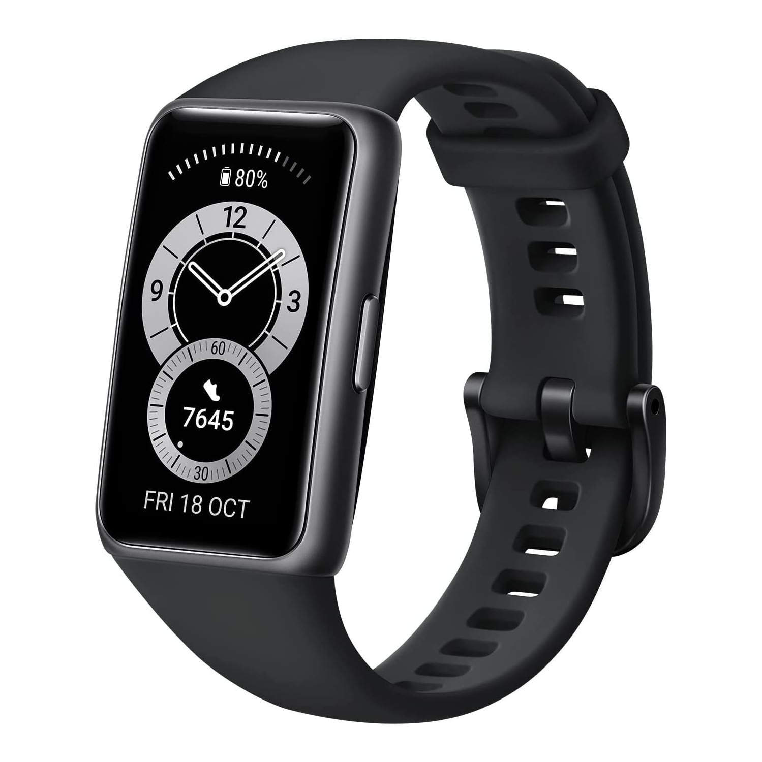 55026633 Band 6 de Huawei pendant 2 semaines batterie 1.47 écran tactile AMOLED noir graphite