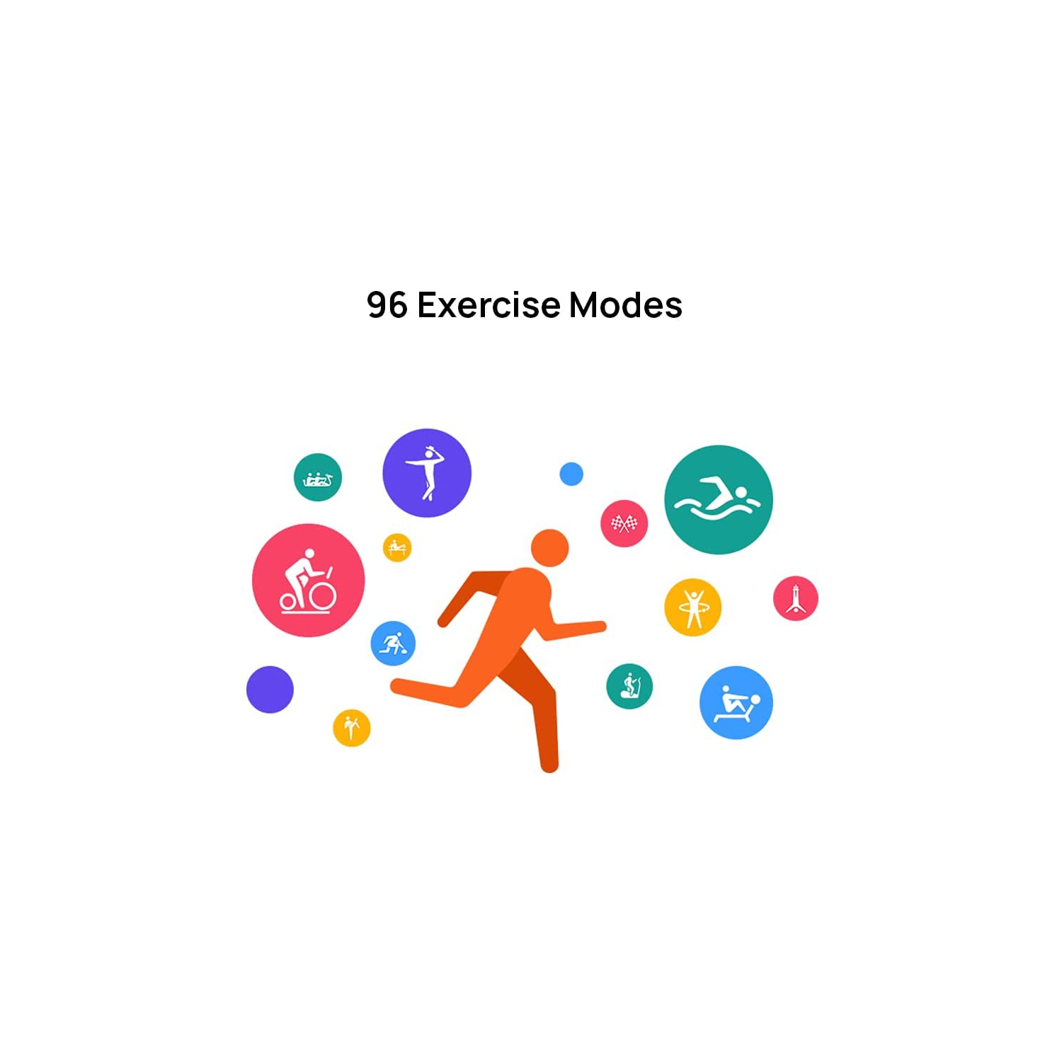 55026633 Band 6 de Huawei pendant 2 semaines batterie 1.47 écran tactile AMOLED noir graphite