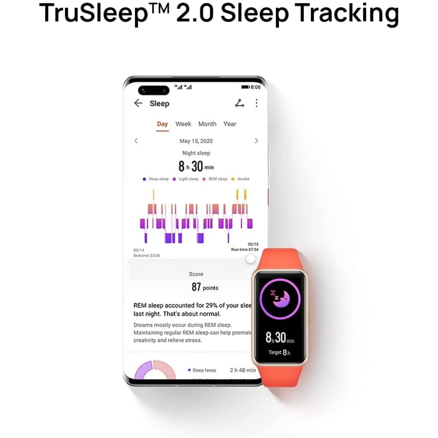 Huawei band 2 pro sleep sales tracking