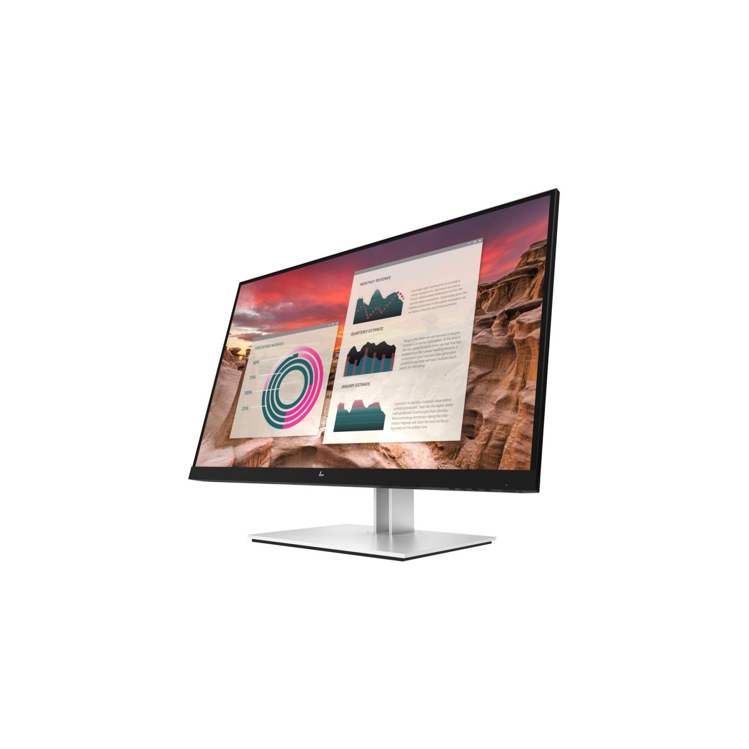 HP E27u G4 27" WQHD Edge WLED LCD Monitor - 16:9