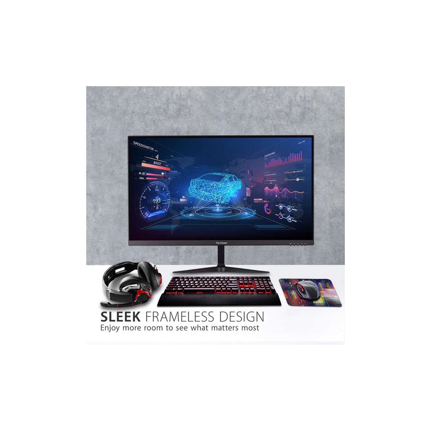 ViewSonic VX2718-P-MHD VX2718-P-MHD - 27" OMNI 1080p 1ms 165Hz Gaming Monitor with Adaptive Sync