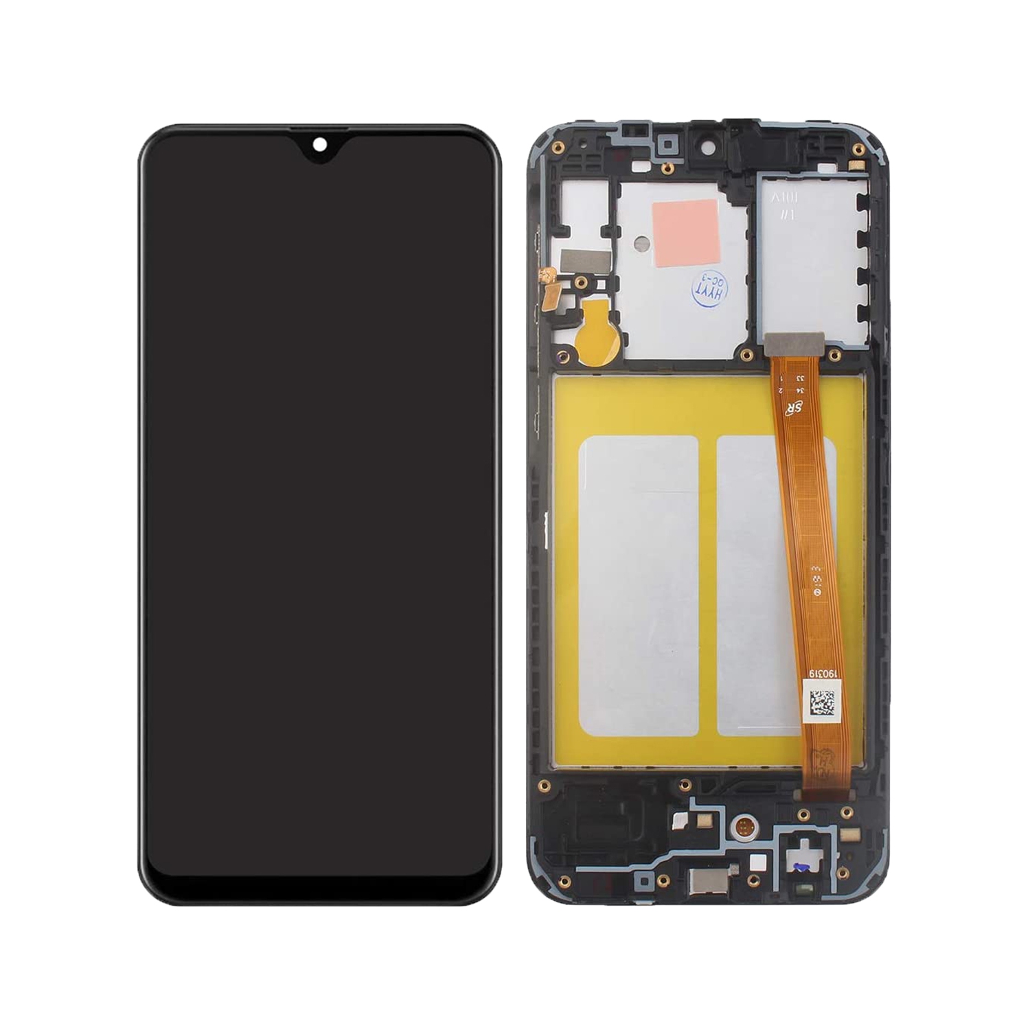 Replacement LCD Display Touch Screen Digitizer Assembly With Frame For Samsung Galaxy A10e - Black