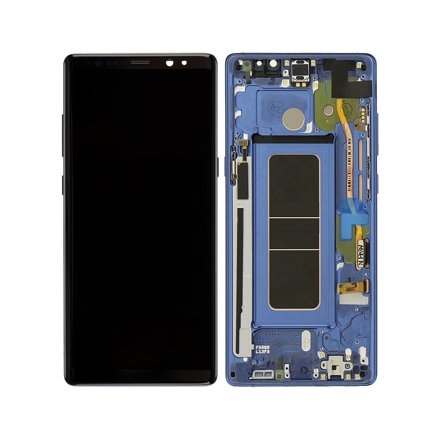 Replacement LCD Display Touch Screen Digitizer Assembly With Frame For Samsung Galaxy Note 8 - Blue